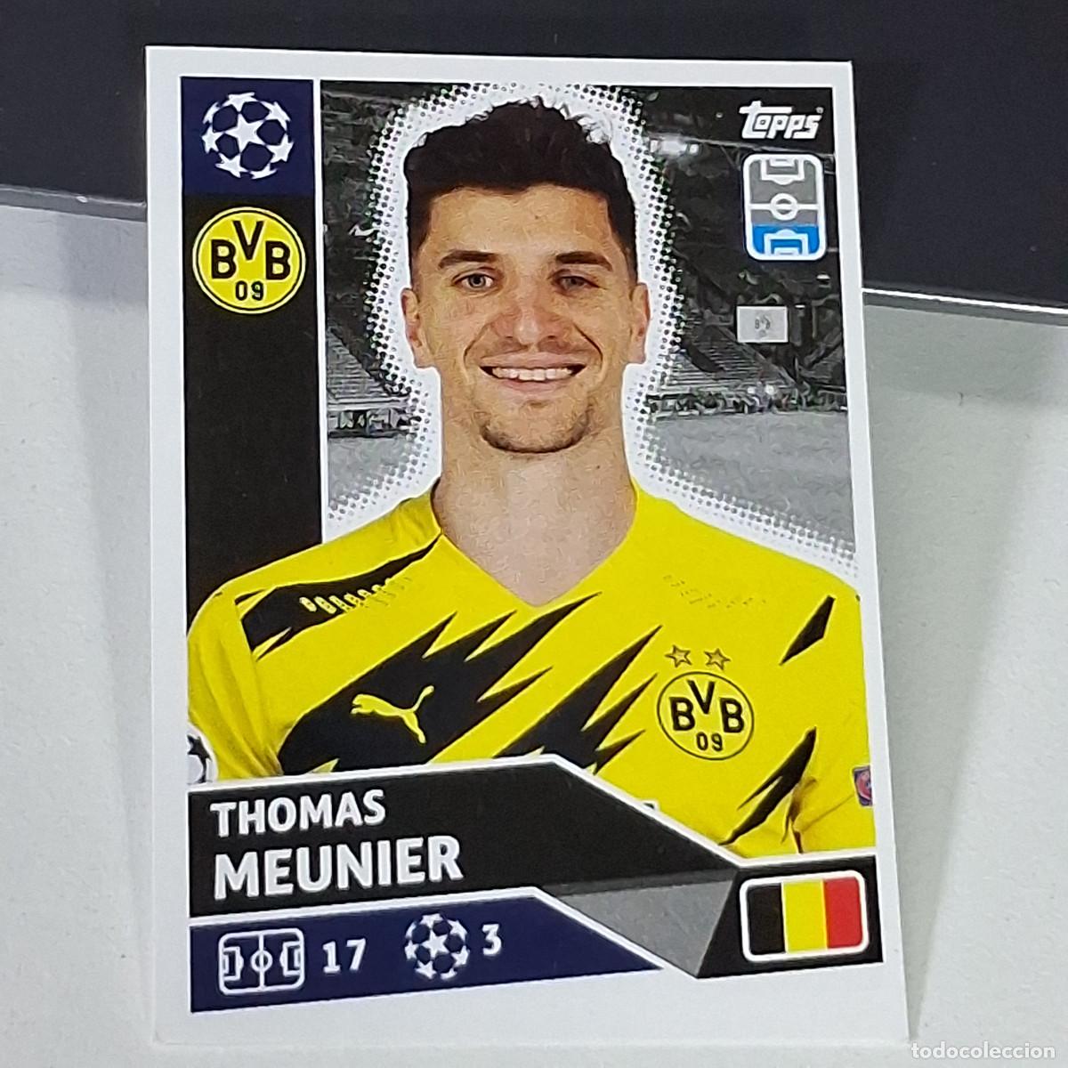 Cartes &agrave; collectionner de Football: A41 DOR 8 DOR8 THOMAS MEUNIER BORUSSIA DORTMUND UEFA CHAMPIONS LEAGUE STICKER 2020 2021 20 21 TOPPS