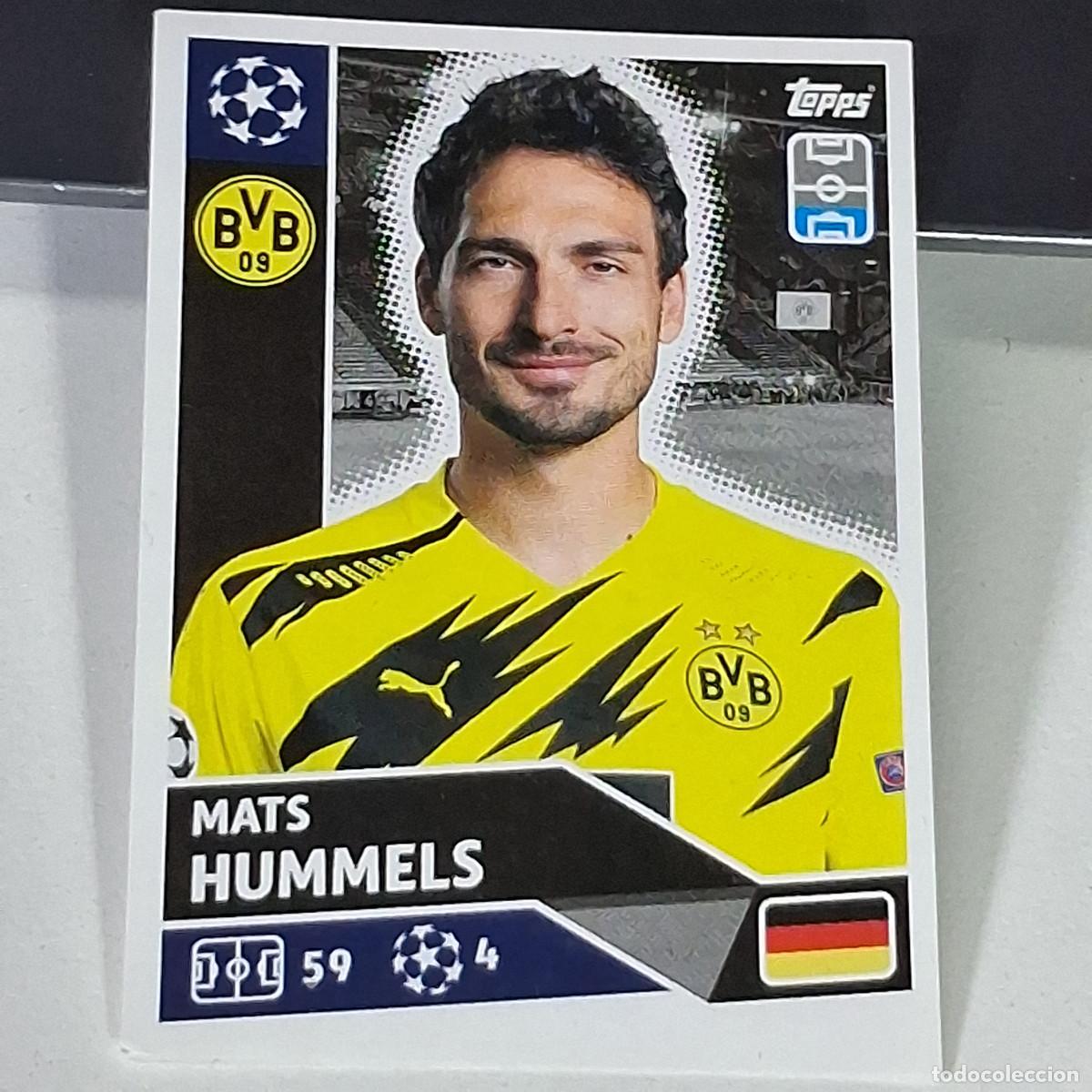 Cartes &agrave; collectionner de Football: A41 DOR 5 DOR5 MATS HUMMELS BORUSSIA DORTMUND UEFA CHAMPIONS LEAGUE STICKER 2020 2021 20 21 TOPPS