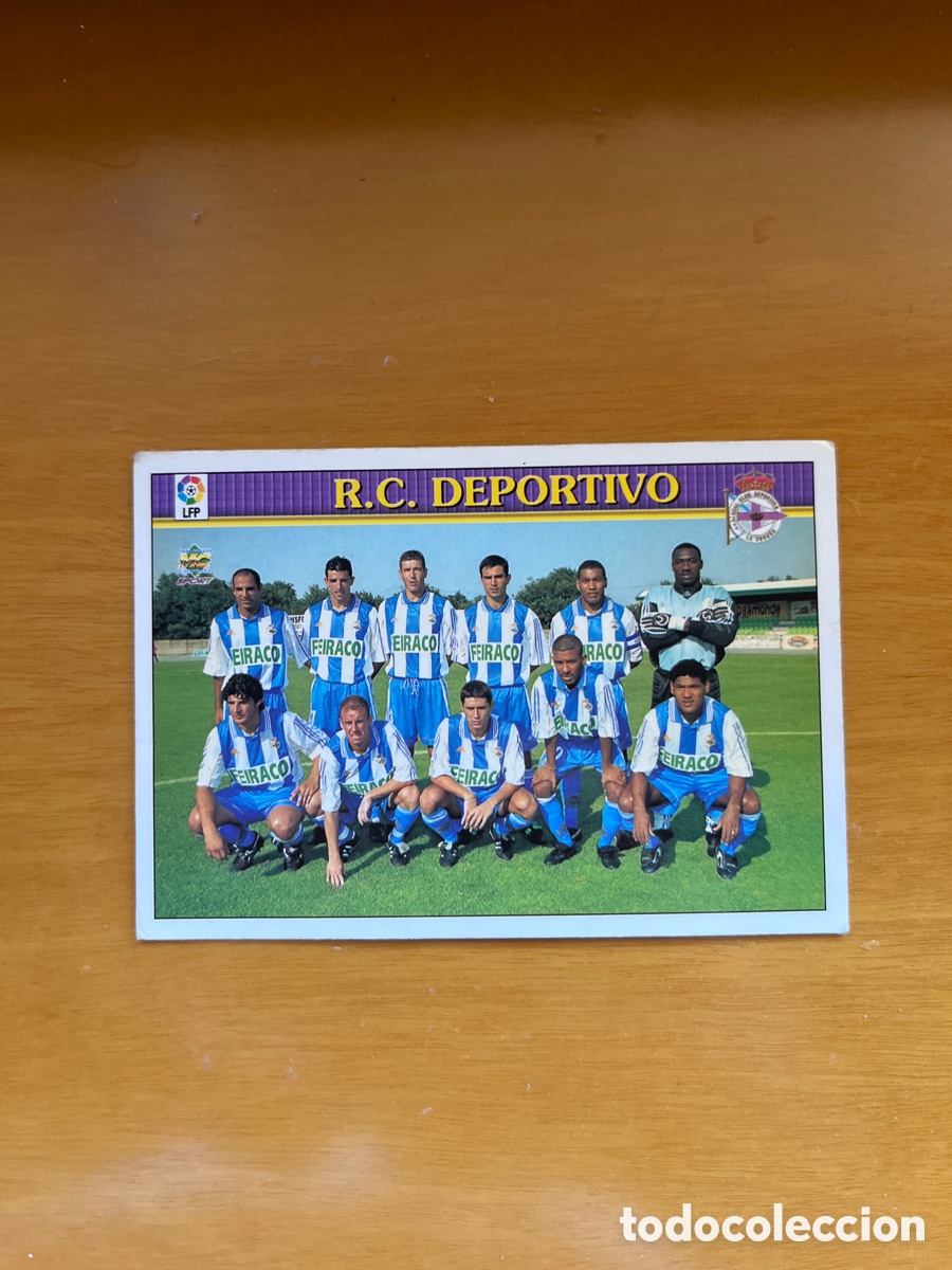 Cromos de f&uacute;tbol: N&ordm; 366 DEPORTIVO DE LA CORU&Ntilde;A - CROMO F&Uacute;TBOL FICHAS LIGA 1998-1999 MUNDICROMO 98/99