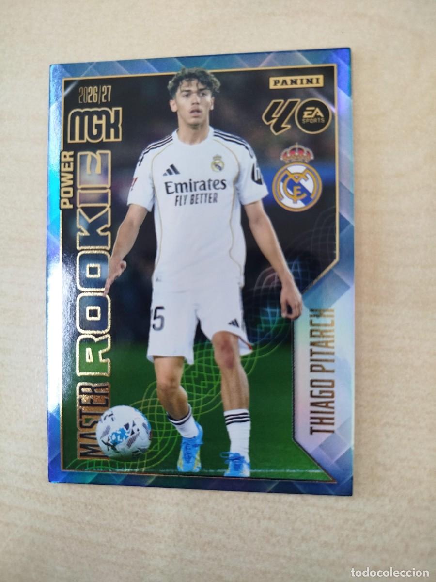Cromos de f&uacute;tbol: #419P THIAGO PITARCH REAL MADRID CF 26 27 PANINI MEGACRACKS MASTER ROOKIE POWER BOX PREMIUM