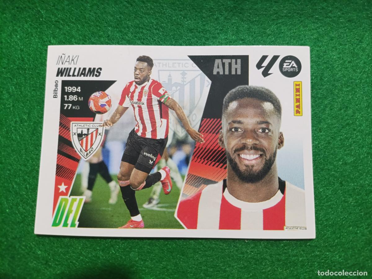 Cromos de f&uacute;tbol: LIGA ESTE 2025 2026 ATL&Eacute;TICO DE BILBAO N&ordm; 18 WILLIAMS