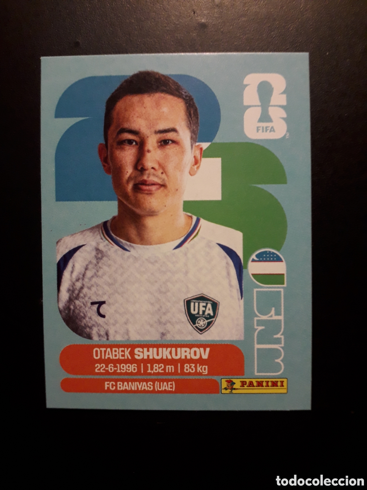 Cromos de f&uacute;tbol: SHUKUROV UZBEKISTAN UZB 11 MUNDIAL F&Uacute;TBOL 2026 FIFA WORLD CUP PANINI SIN PEGAR PEDIDO M&Iacute;NIMO 3&euro;