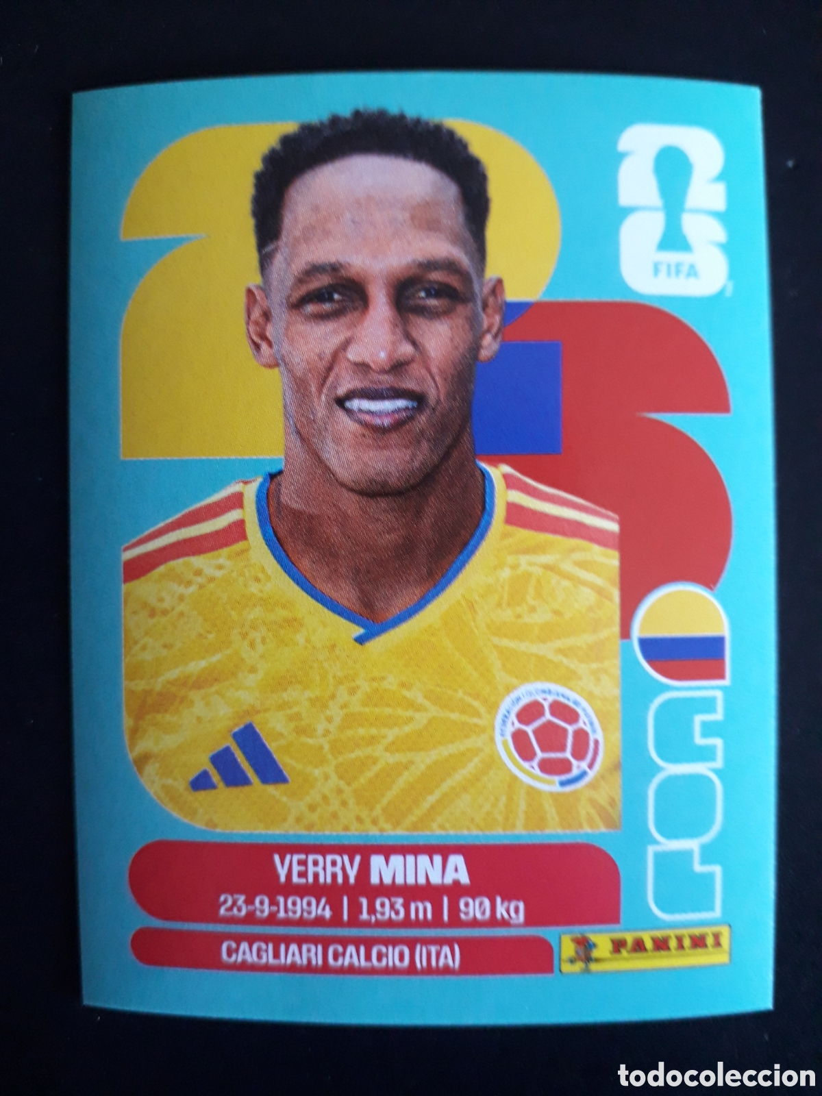 Cromos de f&uacute;tbol: MINA COLOMBIA COL 5 MUNDIAL F&Uacute;TBOL 2026 FIFA WORLD CUP PANINI SIN PEGAR PEDIDO M&Iacute;NIMO 3&euro;.