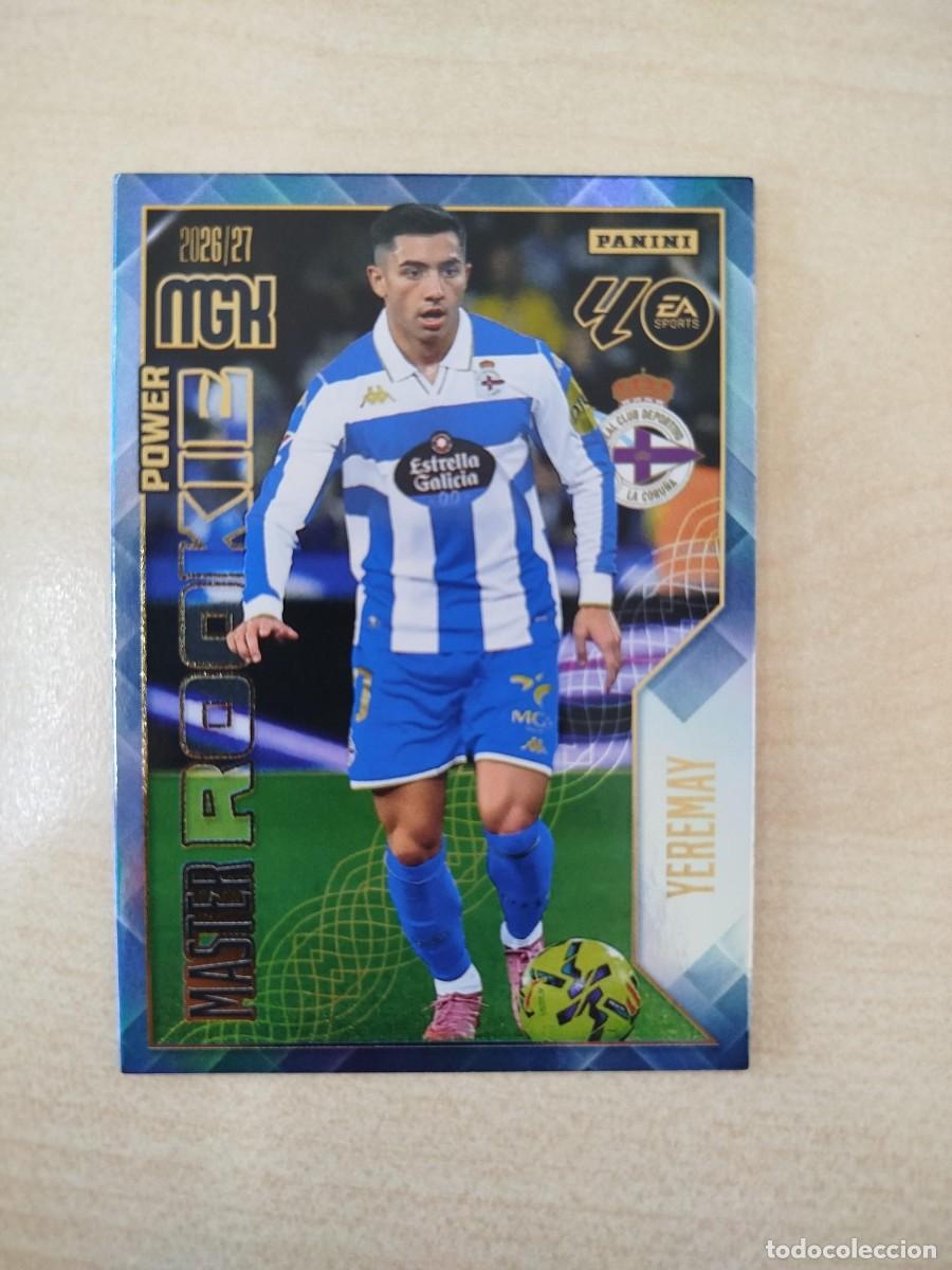 Cromos de f&uacute;tbol: #423P YEREMAY DEPORTIVO LA CORU&Ntilde;A 26 27 PANINI MEGACRACKS MASTER ROOKIE POWER BOX PREMIUM