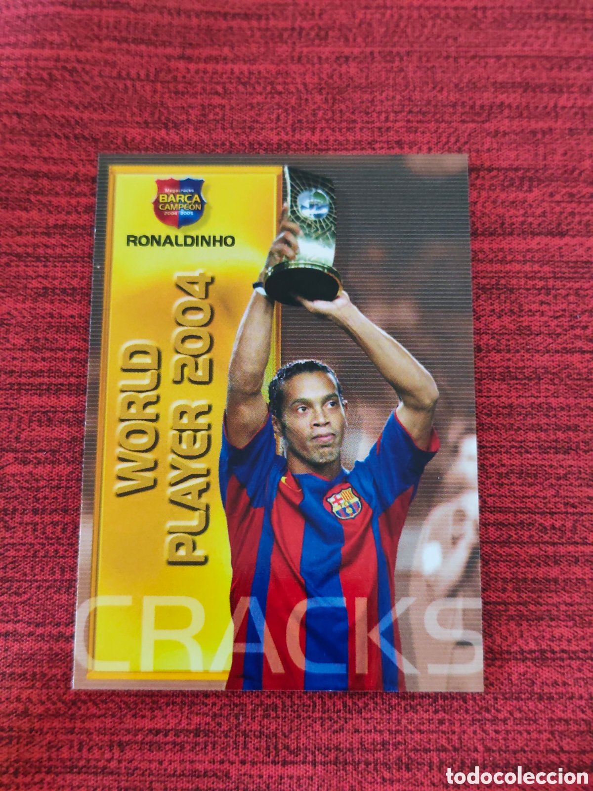 Cromos de f&uacute;tbol: #92 RONALDINHO FC BARCELONA MEGACRACKS BAR&Ccedil;A CAMPE&Oacute;N 2004 2005