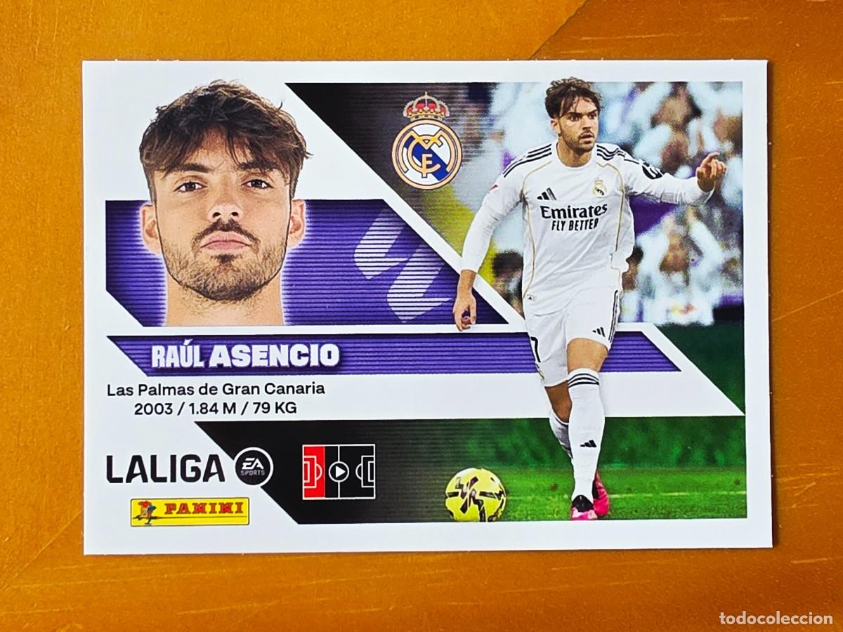 Cromos de Futebol: 7 Ra&uacute;l Asencio, Real Madrid, Panini Ediciones Liga Este 2026 2027 26 27 sin pegar