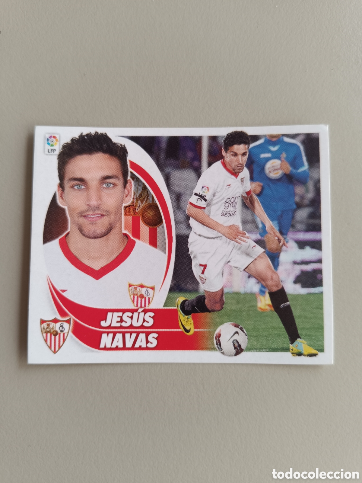 Cromos de Futebol: Cromo Liga Este 2012-2013 12-13 Jes&uacute;s Navas Sevilla n&deg;12