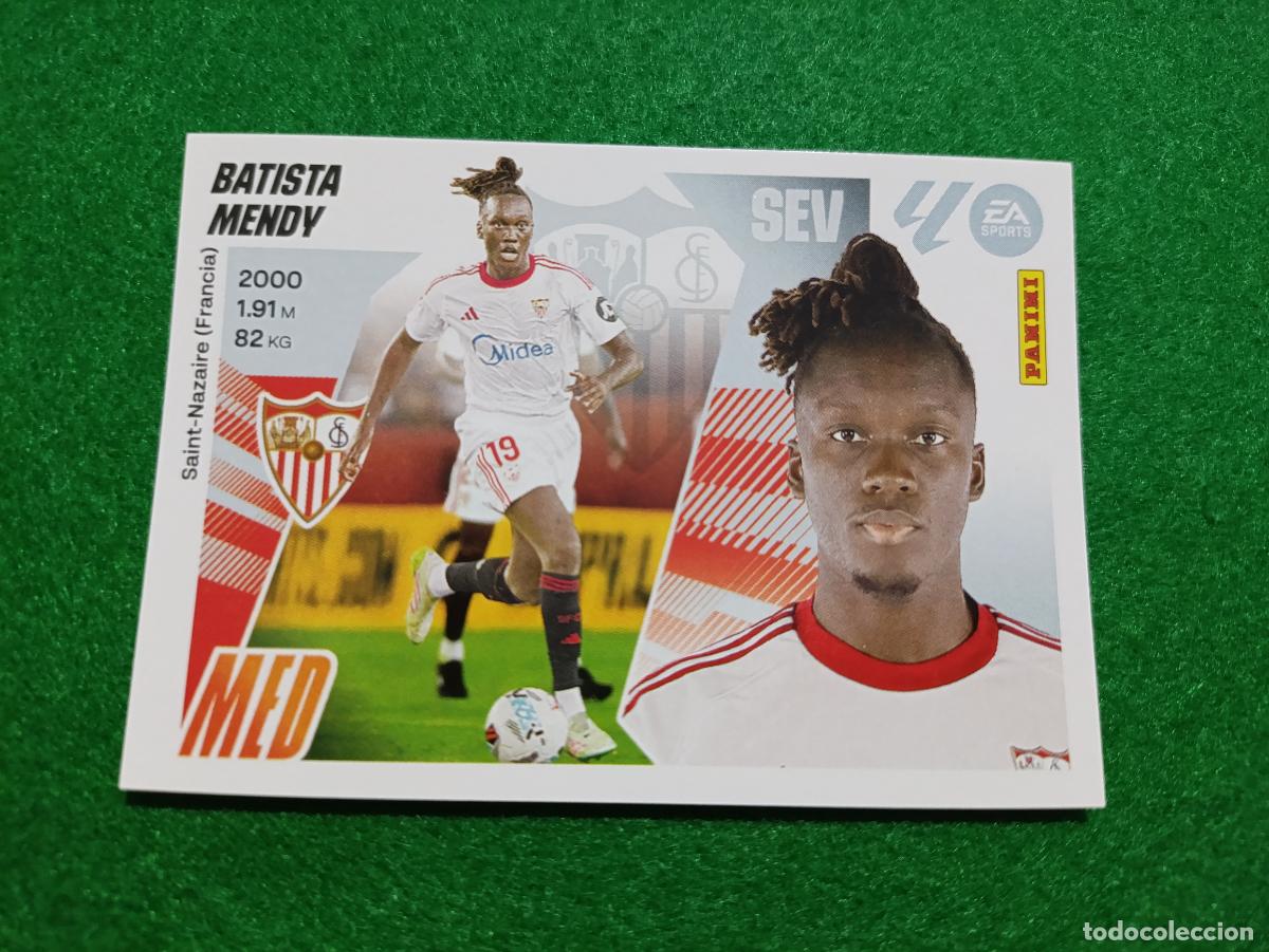 Cromos de Futebol: LIGA ESTE 2025 2026 SEVILLA FC FICHAJE N&ordm; 62 BATISTA MENDY