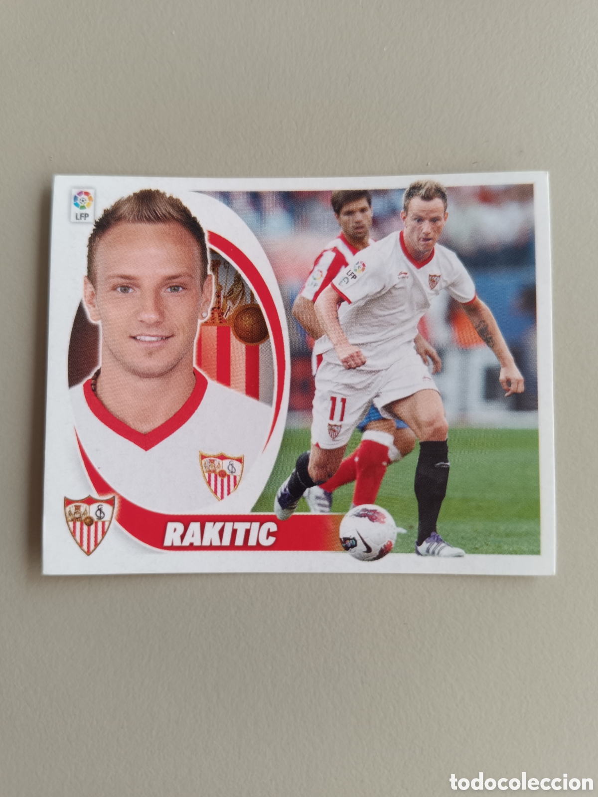 Cromos de Futebol: Cromo Liga Este 2012-2013 12-13 Rakitic Sevilla n&deg; 10