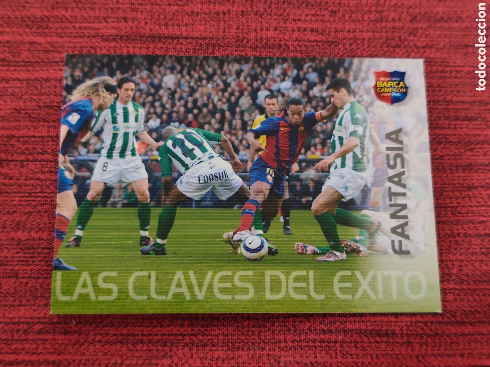 Cromos de f&uacute;tbol: #102 RONALDINHO FC BARCELONA MEGACRACKS BAR&Ccedil;A CAMPE&Oacute;N 2004 2005