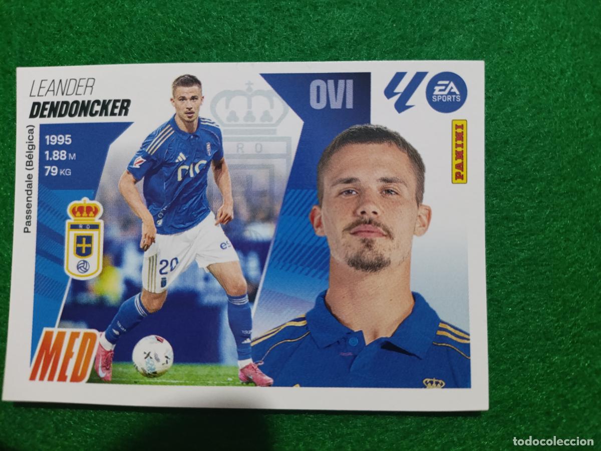 Cromos de f&uacute;tbol: LIGA ESTE 2025 2026 REAL OVIEDO FICHAJE N&ordm; 53 DENDONCKER