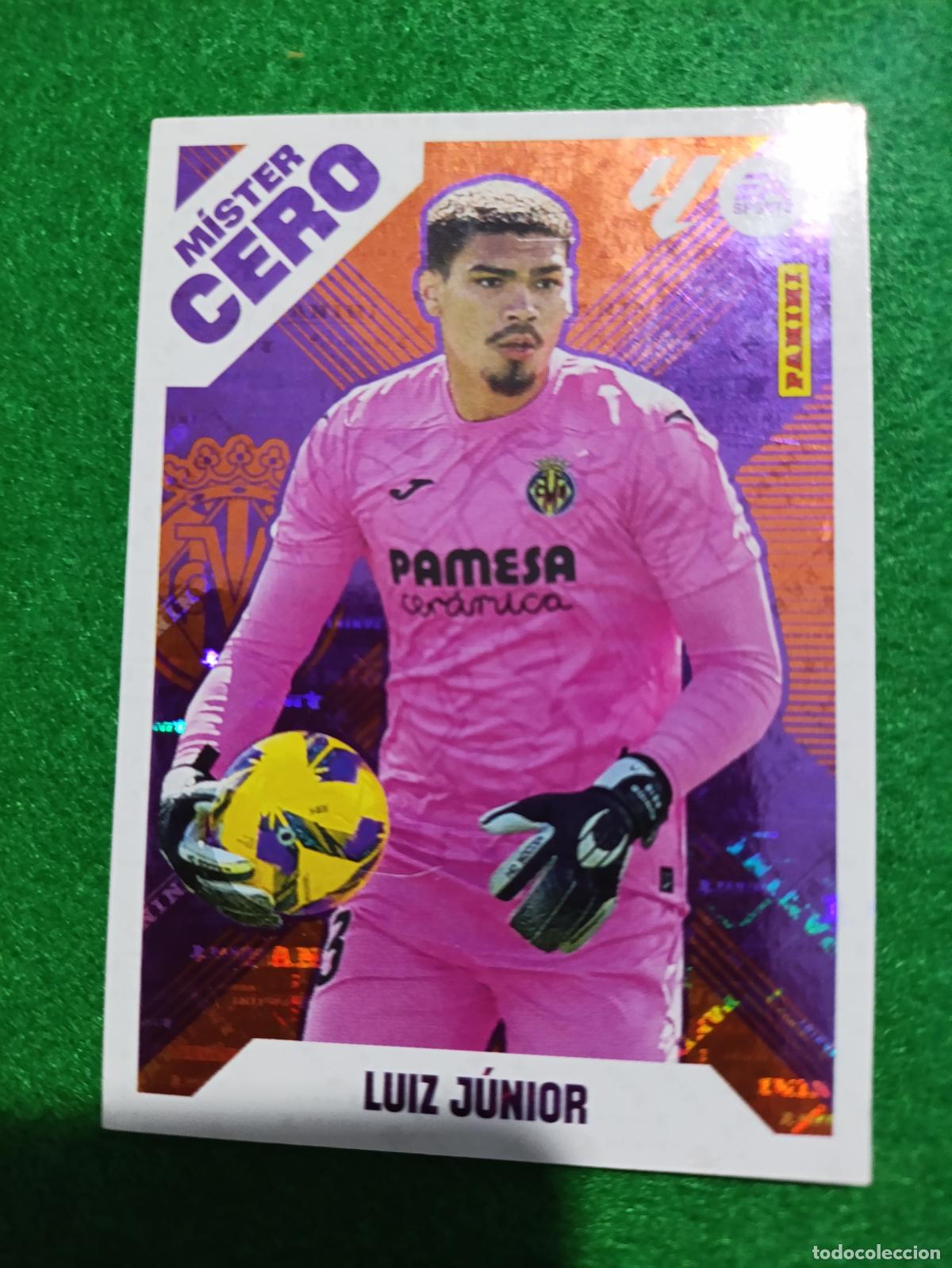 Cromos de f&uacute;tbol: LIGA ESTE 2025 2026 VILLARREAL CF MISTER CERO N&ordm; 6 LUIZ J&Uacute;NIOR