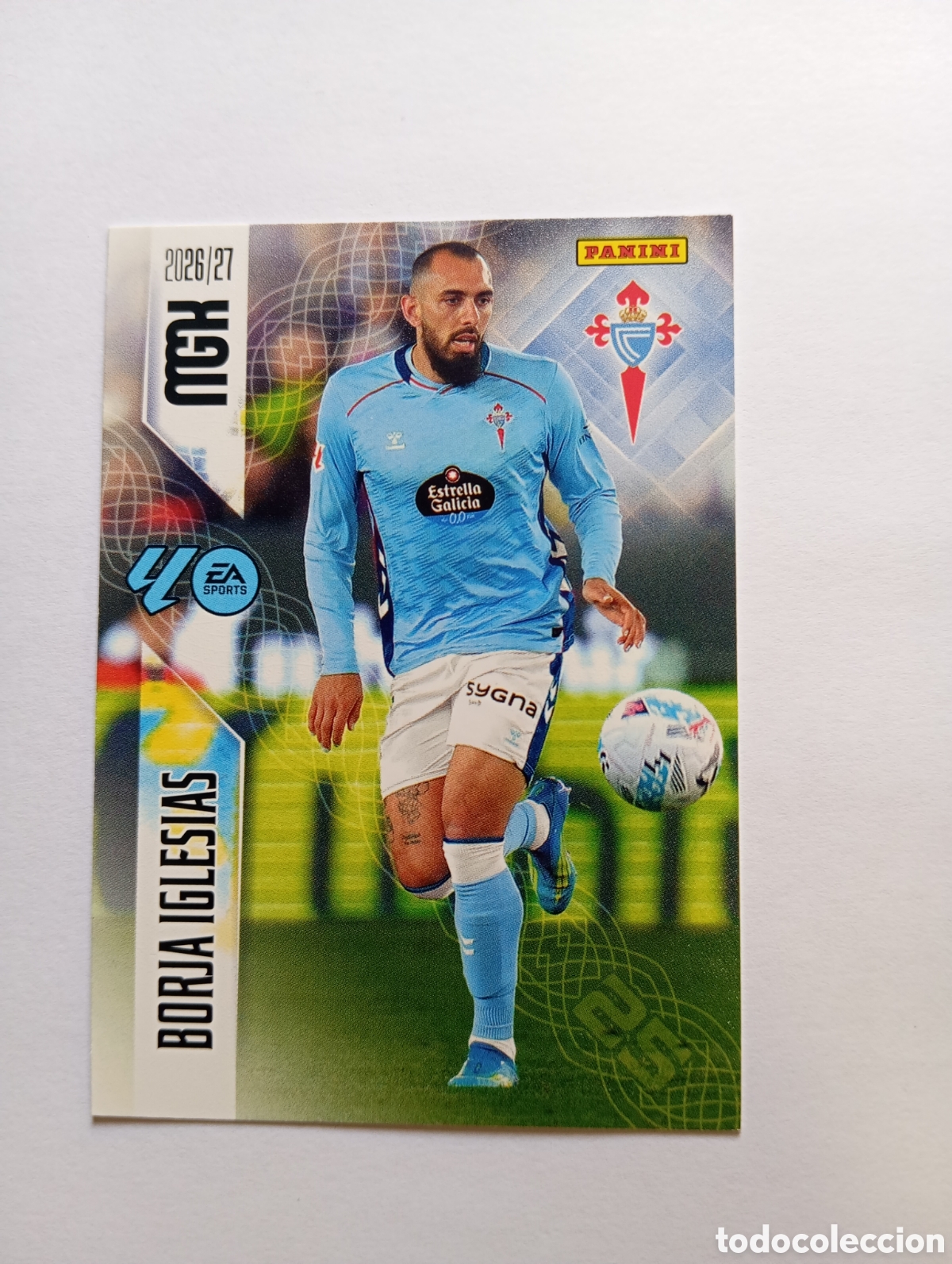 Cromos de f&uacute;tbol: 125 BORJA IGLESIAS PANINI MEGACRACKS 26 27