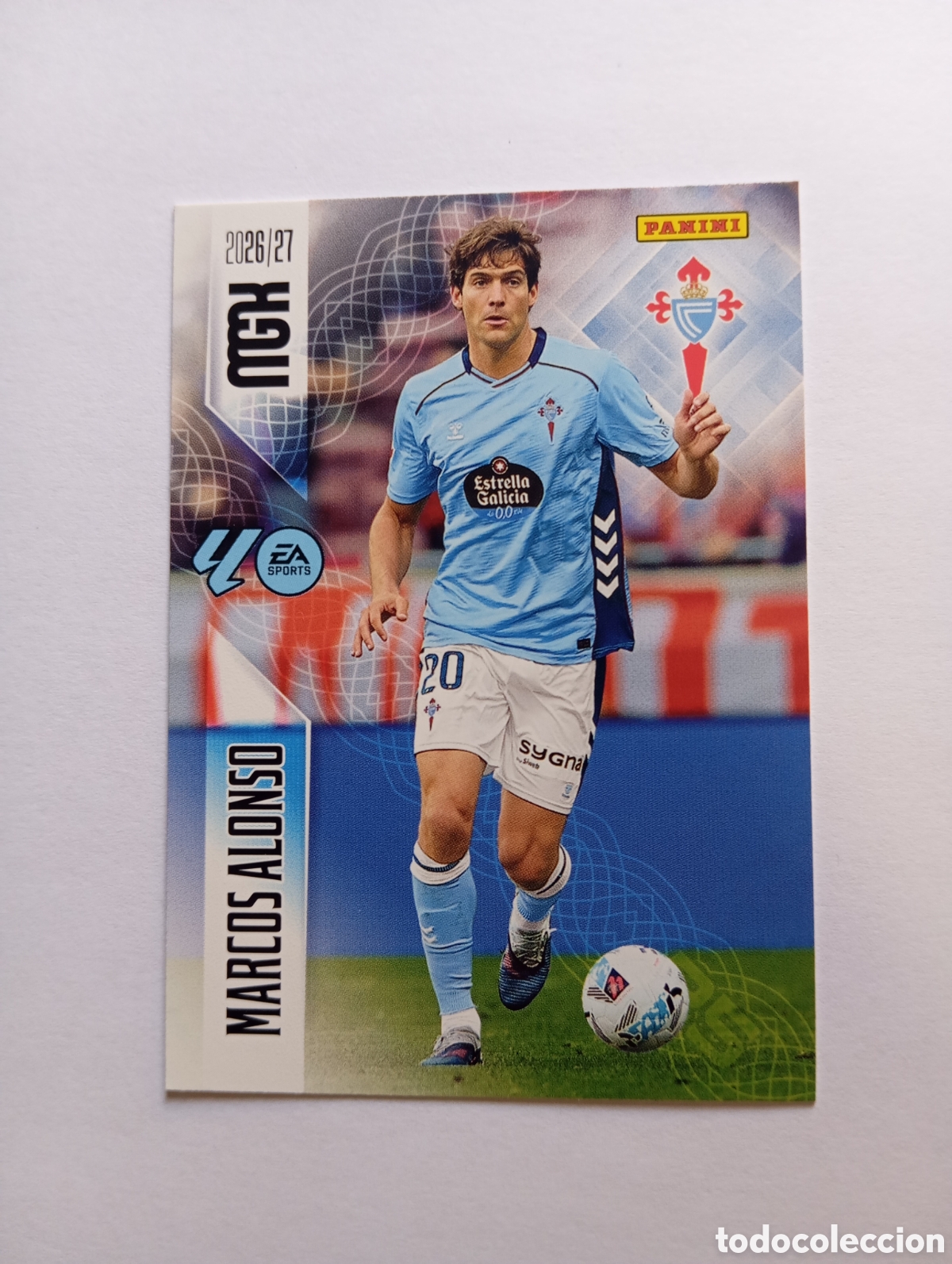 Cromos de f&uacute;tbol: 116 MARCOS ALONSO PANINI MEGACRACKS 26 27