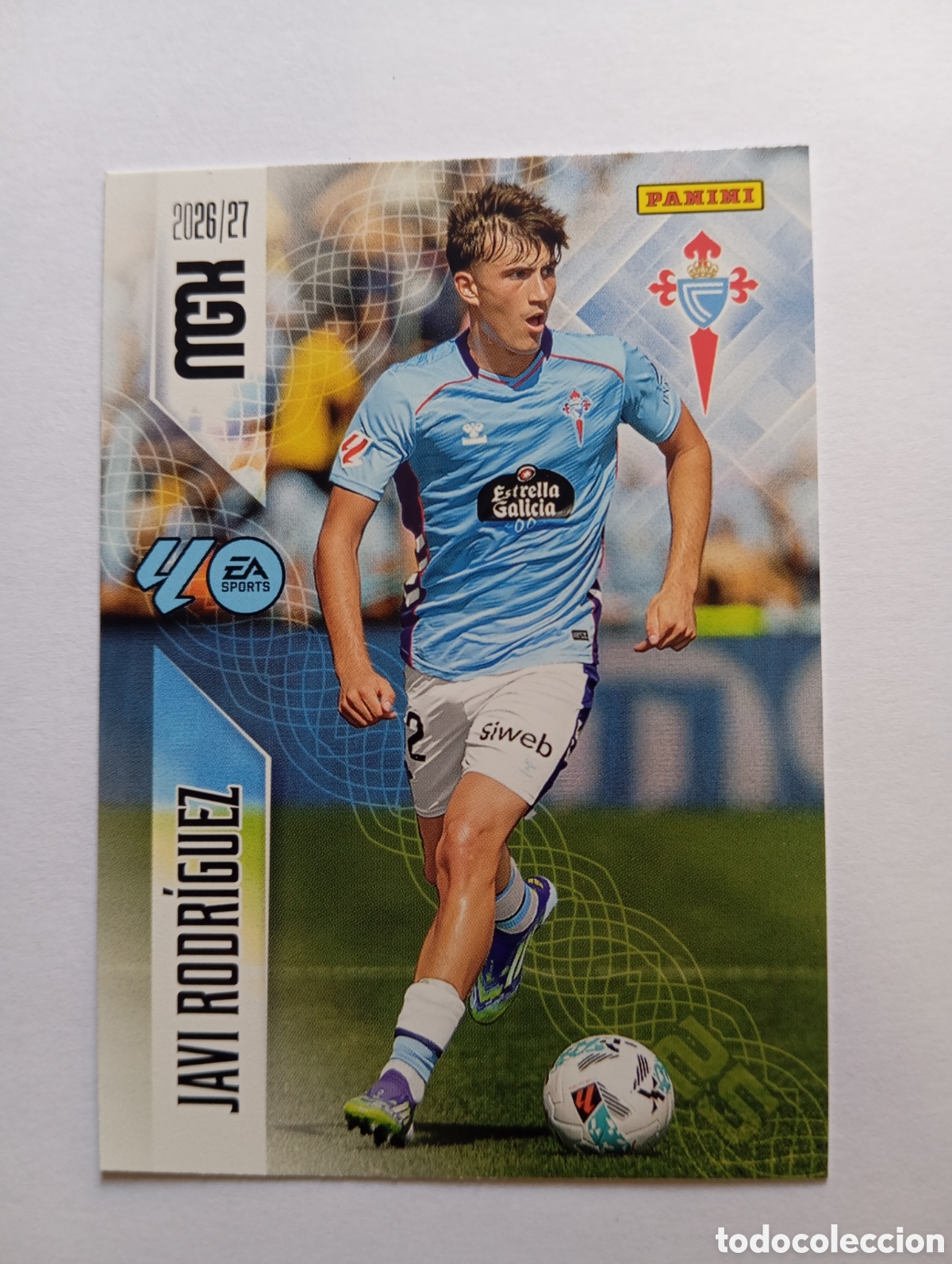 Cromos de f&uacute;tbol: 114 JAVI RODR&Iacute;GUEZ PANINI MEGACRACKS 26 27