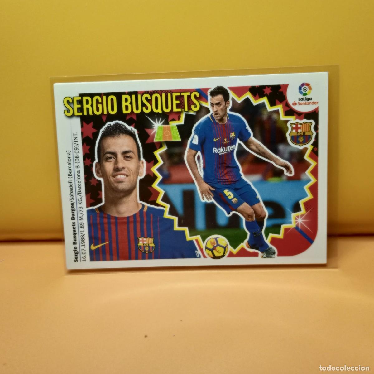 Cartes &agrave; collectionner de Football: EDICIONES ESTE 2018 2019 18 19 F.C BARCELONA SERFGIO BUSQUETS 8