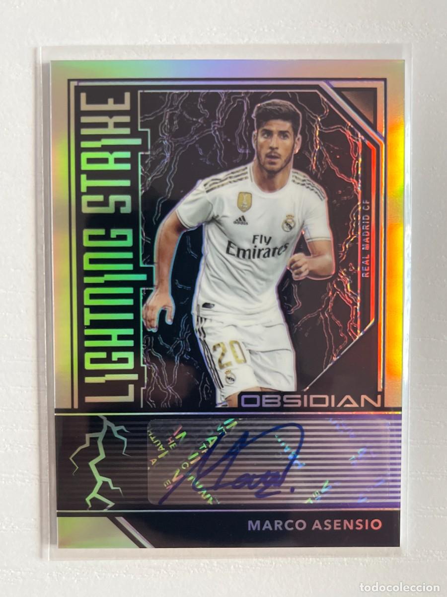 Cromos de f&uacute;tbol: Marco Asensio AUT&Oacute;GRAFO /75 (56/75) 2019-20 Panini Obsidian &ndash; Real Madrid