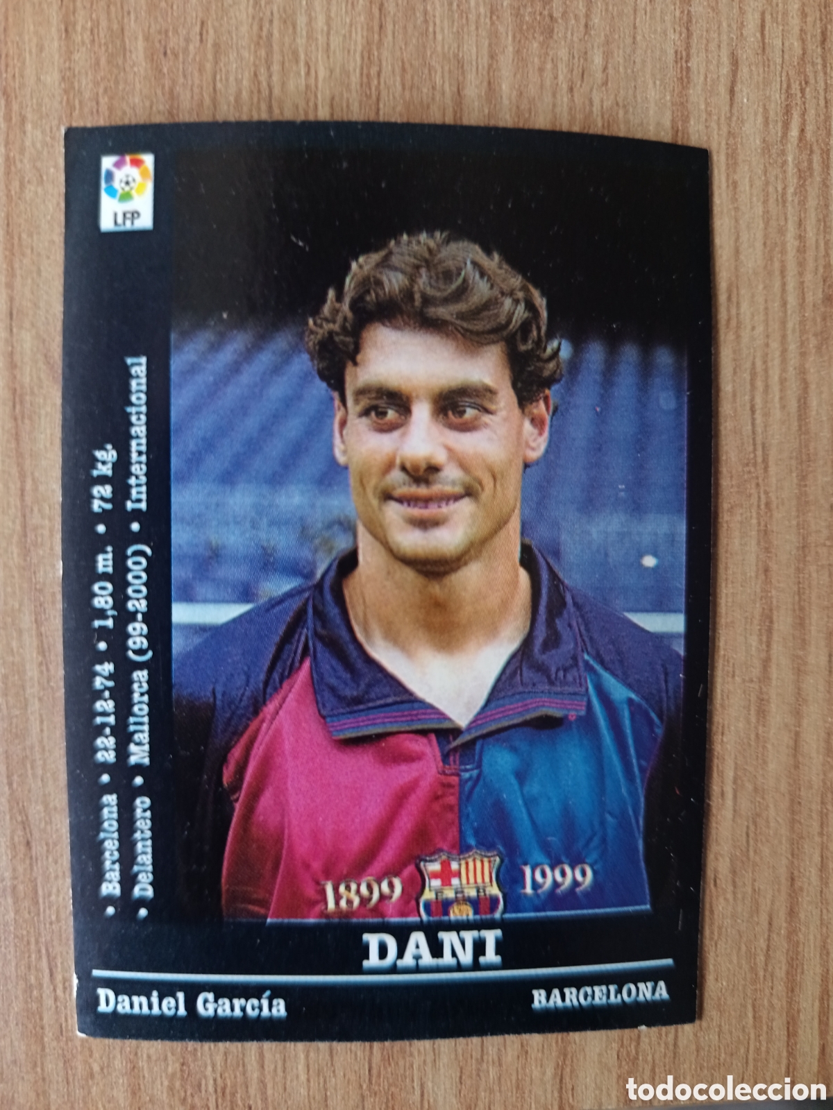 Cromos de f&uacute;tbol: 33 Dani BARCELONA PANINI LIGA 2000 - 2001 00 01 NUNCA PEGADO SIN PEGAR