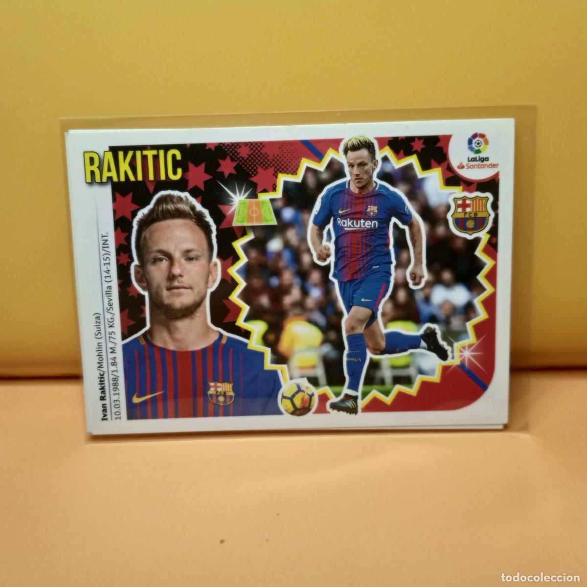 Cromos de f&uacute;tbol: EDICIONES ESTE 2018 2019 18 19 F.C BARCELONA RAKITIC 9