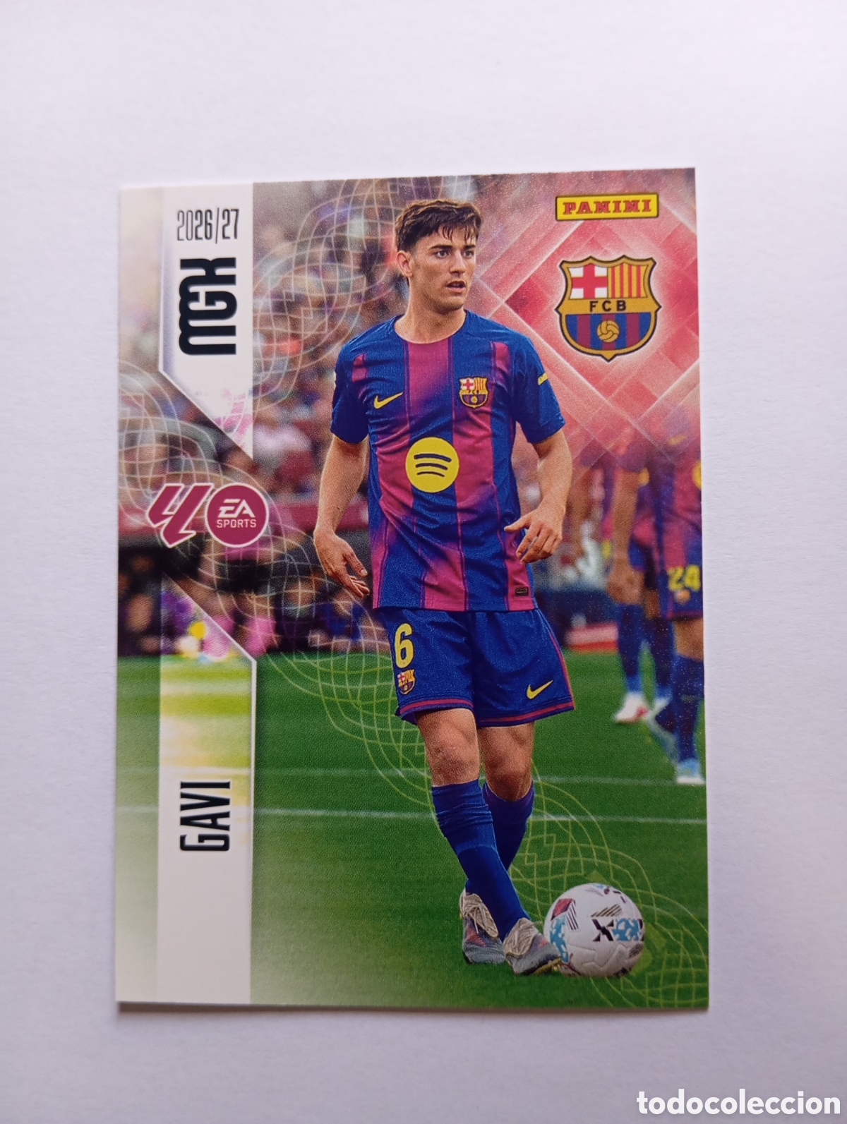 Cromos de f&uacute;tbol: 84 GAVI PANINI MEGACRACKS 26 27