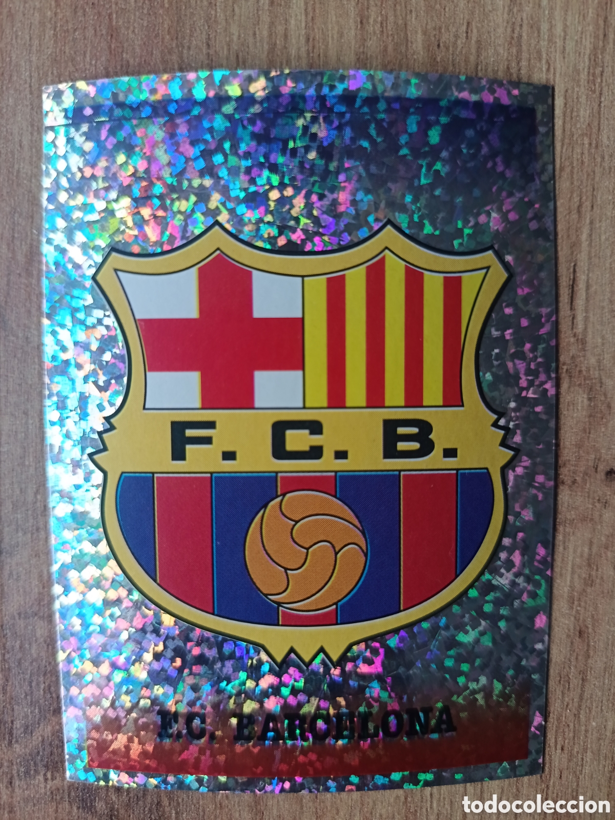 Cromos de f&uacute;tbol: 18 Escudo BARCELONA PANINI LIGA 2000 - 2001 00 01 NUNCA PEGADO SIN PEGAR