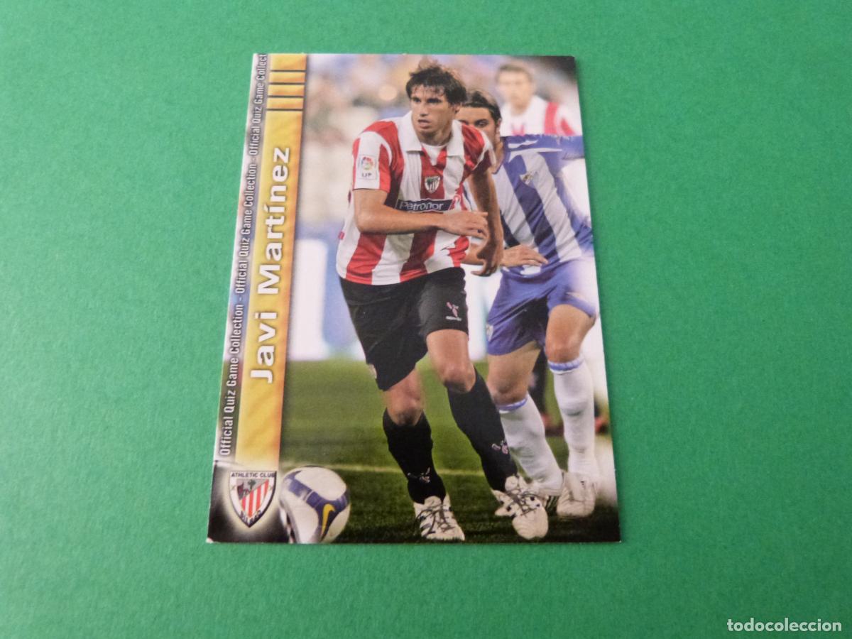 Cromos de f&uacute;tbol: TRADING CARD FUTBOL JAVI MARTINEZ ATH.BILBAO N&ordm; 338 FICHAS LIGA MUNDICROMO 2009-2010/09-10
