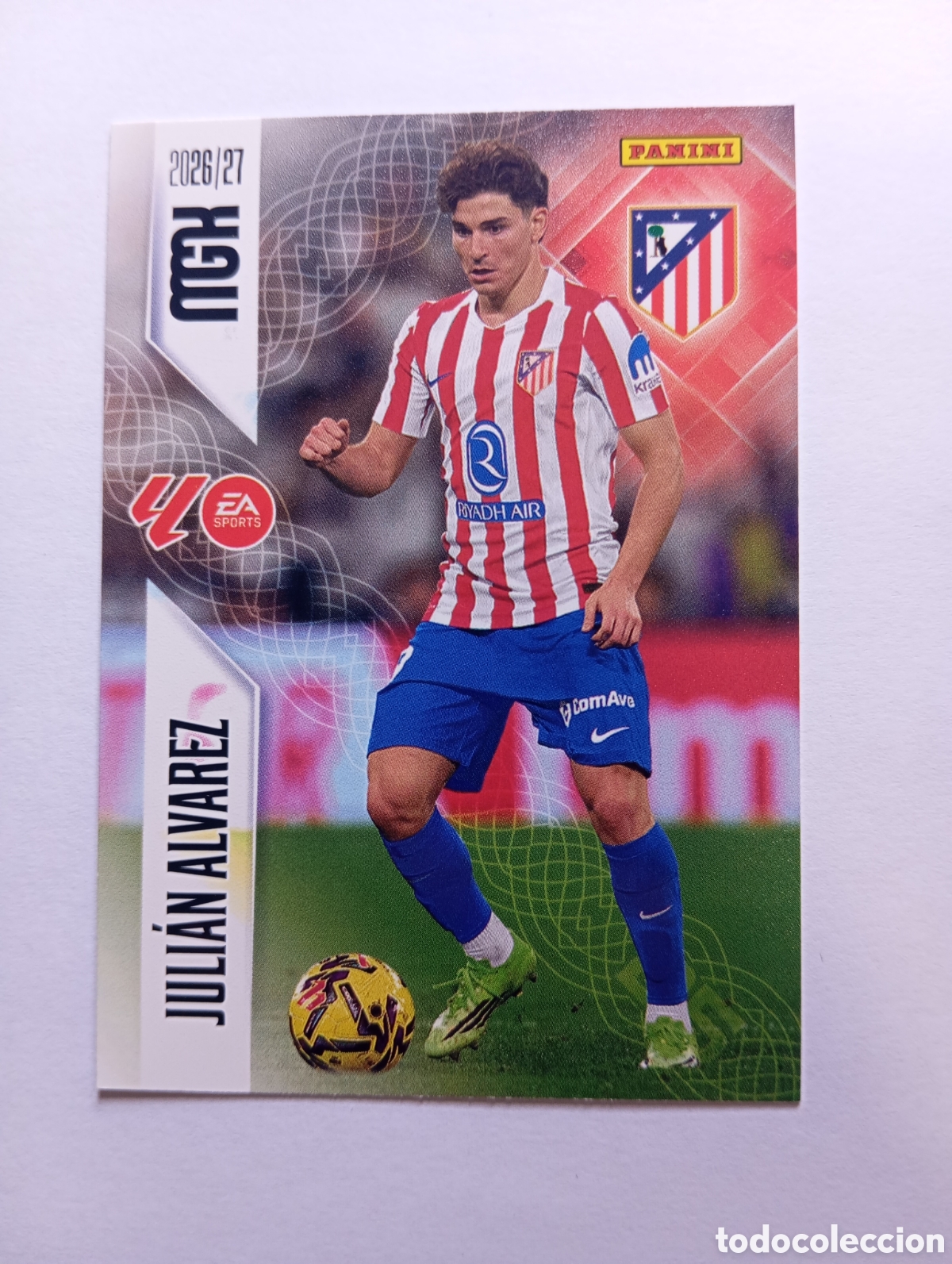 Cromos de f&uacute;tbol: 71 JULIAN &Aacute;LVAREZ PANINI MEGACRACKS 26 27
