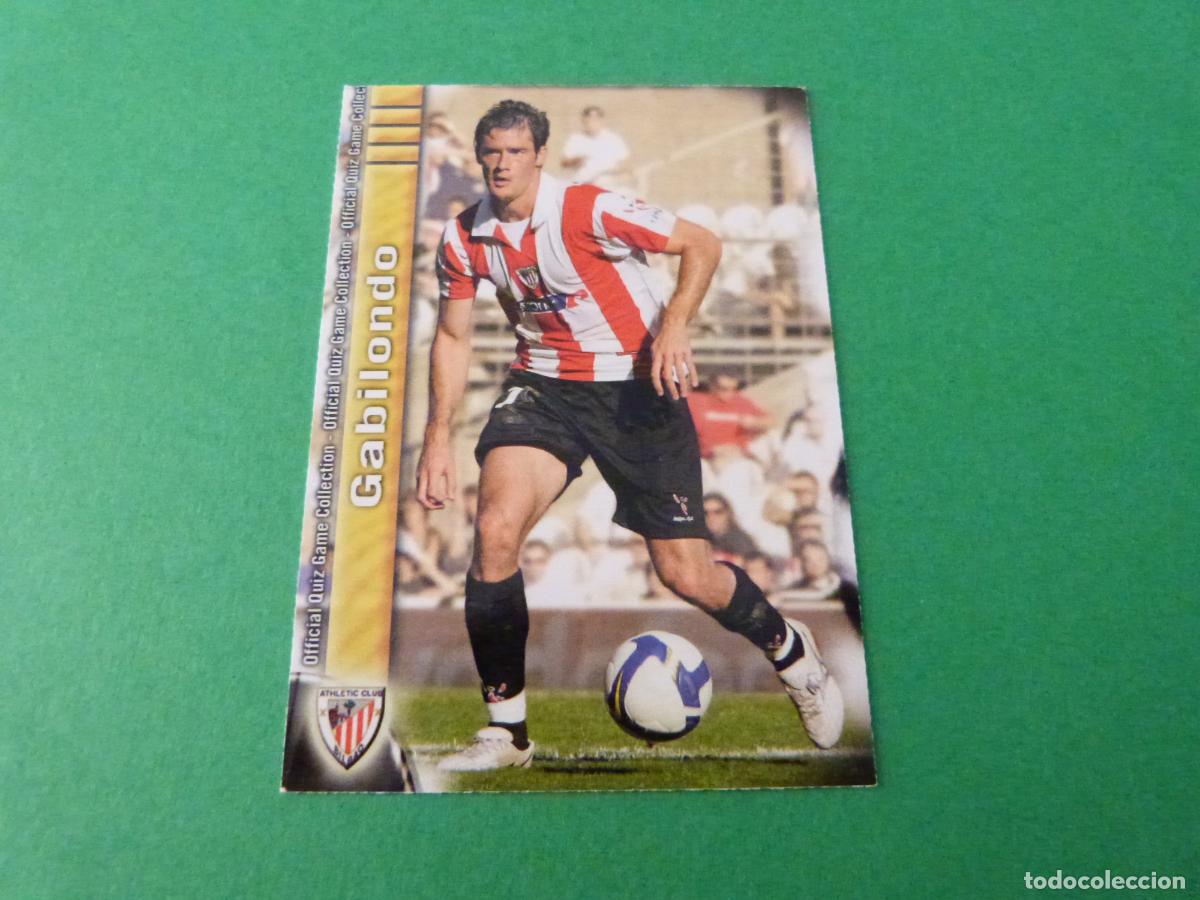 Cromos de f&uacute;tbol: TRADING CARD FUTBOL GABILONDO ATH.BILBAO N&ordm; 337 FICHAS LIGA MUNDICROMO 2009-2010/09-10
