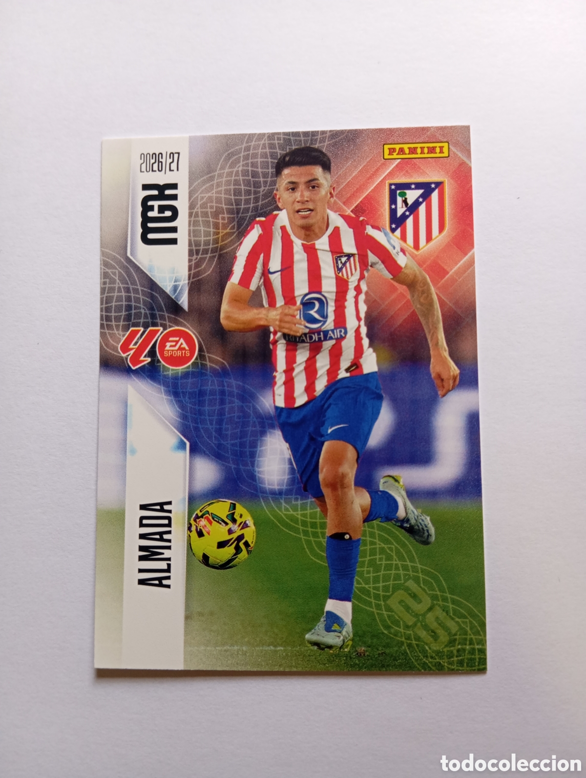 Cromos de f&uacute;tbol: 68 ALMADA PANINI MEGACRACKS 26 27