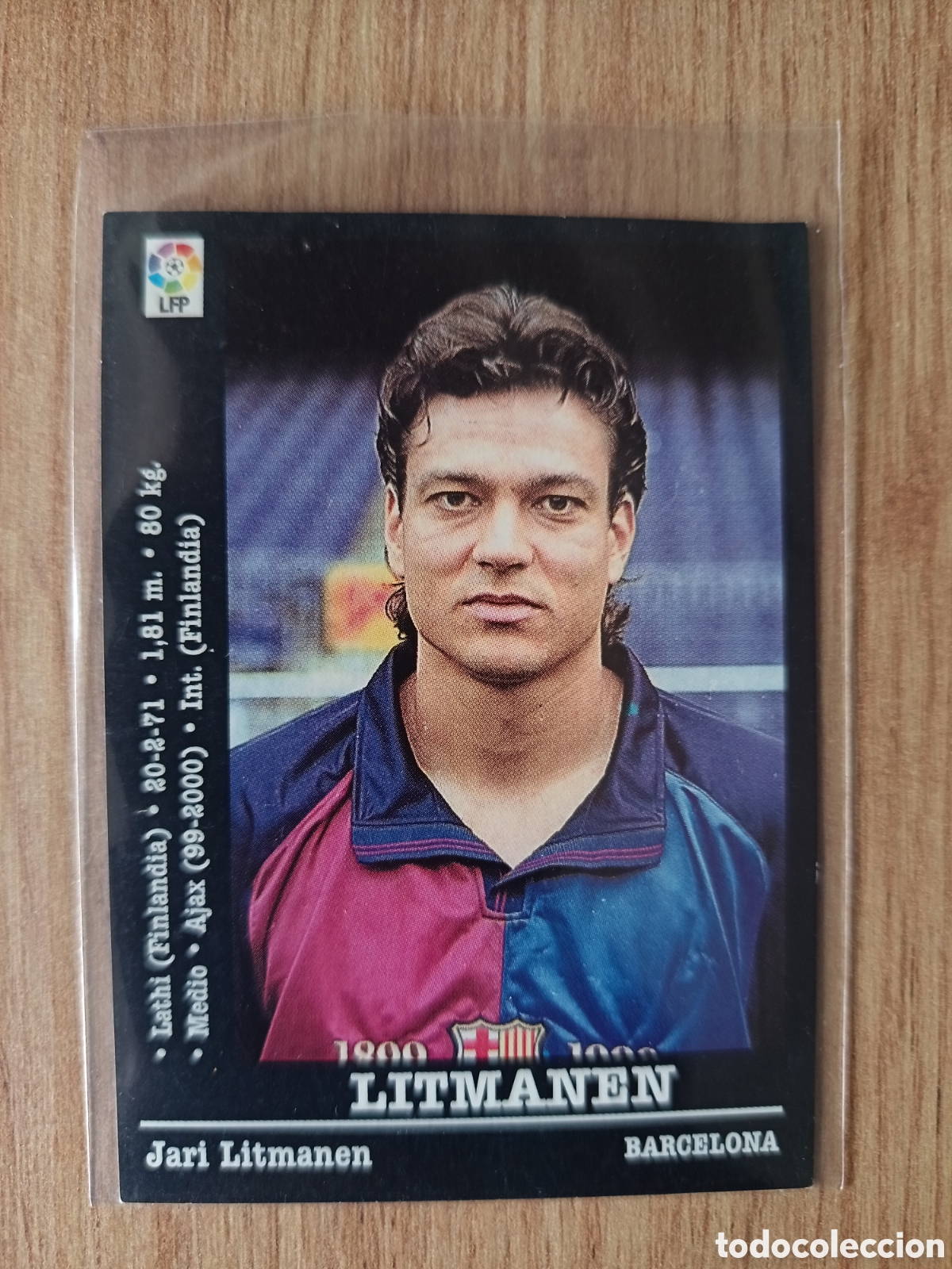 Cromos de f&uacute;tbol: 28 Litmanen BARCELONA PANINI LIGA 2000 - 2001 00 01 NUNCA PEGADO SIN PEGAR