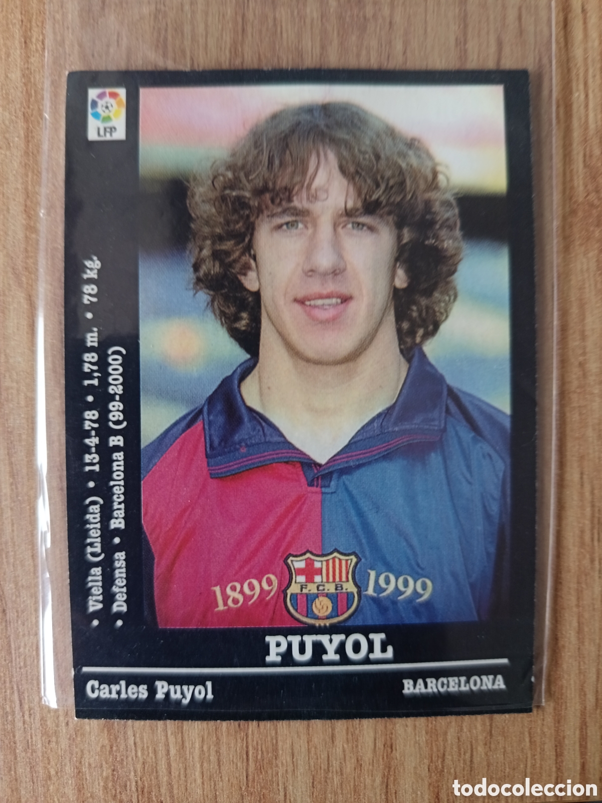 Cromos de f&uacute;tbol: 20 Puyol BARCELONA PANINI LIGA 2000 - 2001 00 01 NUNCA PEGADO SIN PEGAR