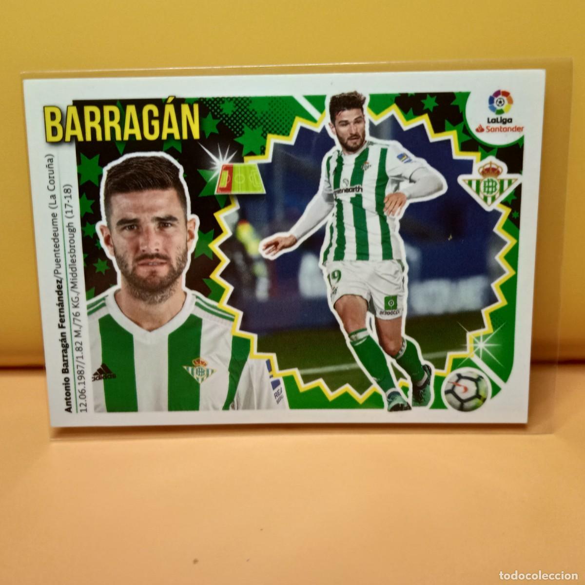 Figurine di Calcio: EDICIONES ESTE 2018 2019 18 19 REAL BETIS BARRAG&Aacute;N 3