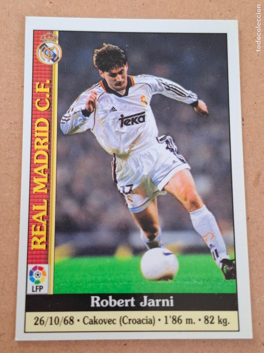 Football Stickers: MUNDICROMO 1999 2000 99 00 - 28 JARNI ( BAJA ) - REAL MADRID