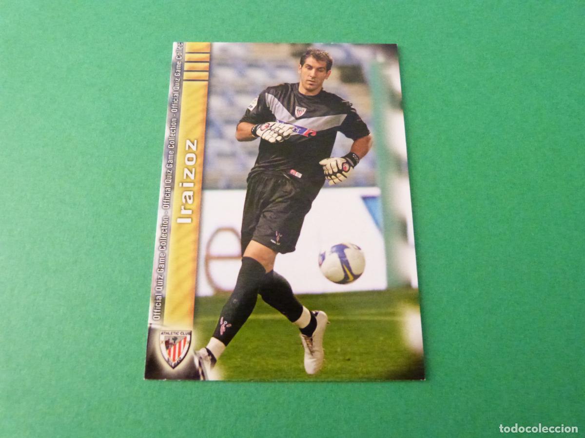 Cromos de f&uacute;tbol: TRADING CARD FUTBOL IRAIZOZ ATH.BILBAO N&ordm; 329 FICHAS LIGA MUNDICROMO 2009-2010/09-10