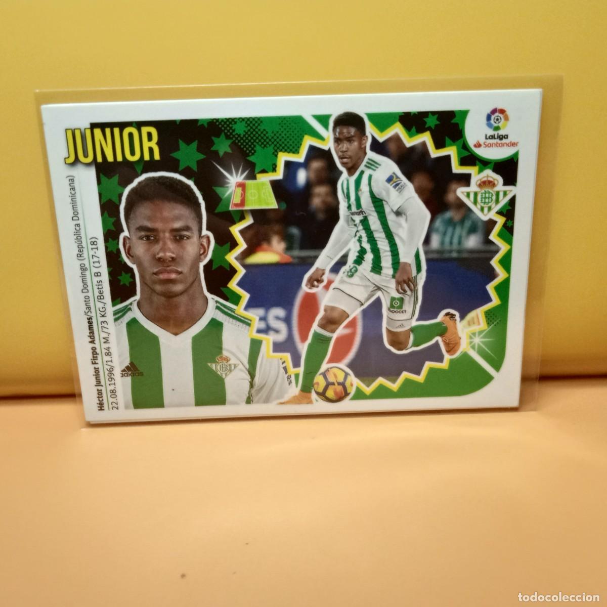 Cromos de f&uacute;tbol: EDICIONES ESTE 2018 2019 18 19 REAL BETIS JUNIOR 7A 7 A