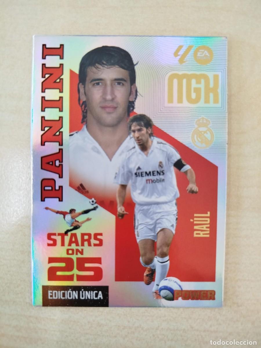 Cromos de f&uacute;tbol: #426P RA&Uacute;L REAL MADRID CF 26 27 PANINI MEGACRACKS STARS ON 25 POWER BOX PREMIUM 25 ANIVERSARIO MGK
