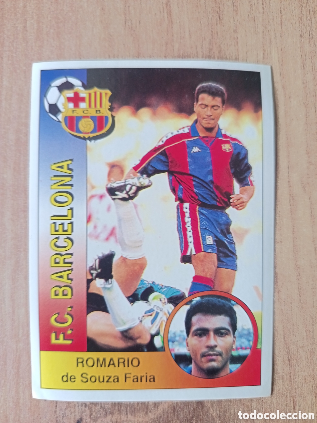 Cromos de f&uacute;tbol: 69 Romario Barcelona liga temporada 94 95 1994 1995 Panini