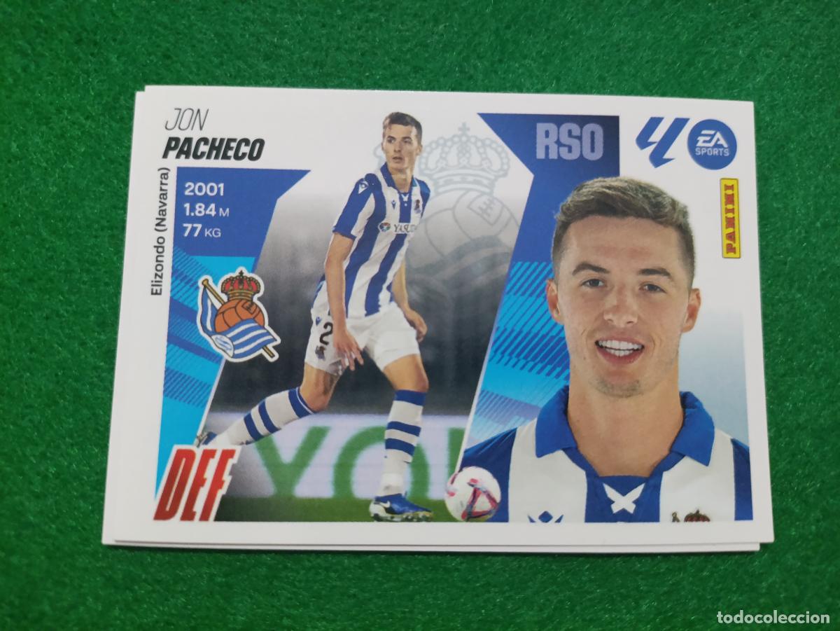 Cromos de f&uacute;tbol: LIGA ESTE 2025 2026 REAL SOCIEDAD N&ordm; 8 PACHECO