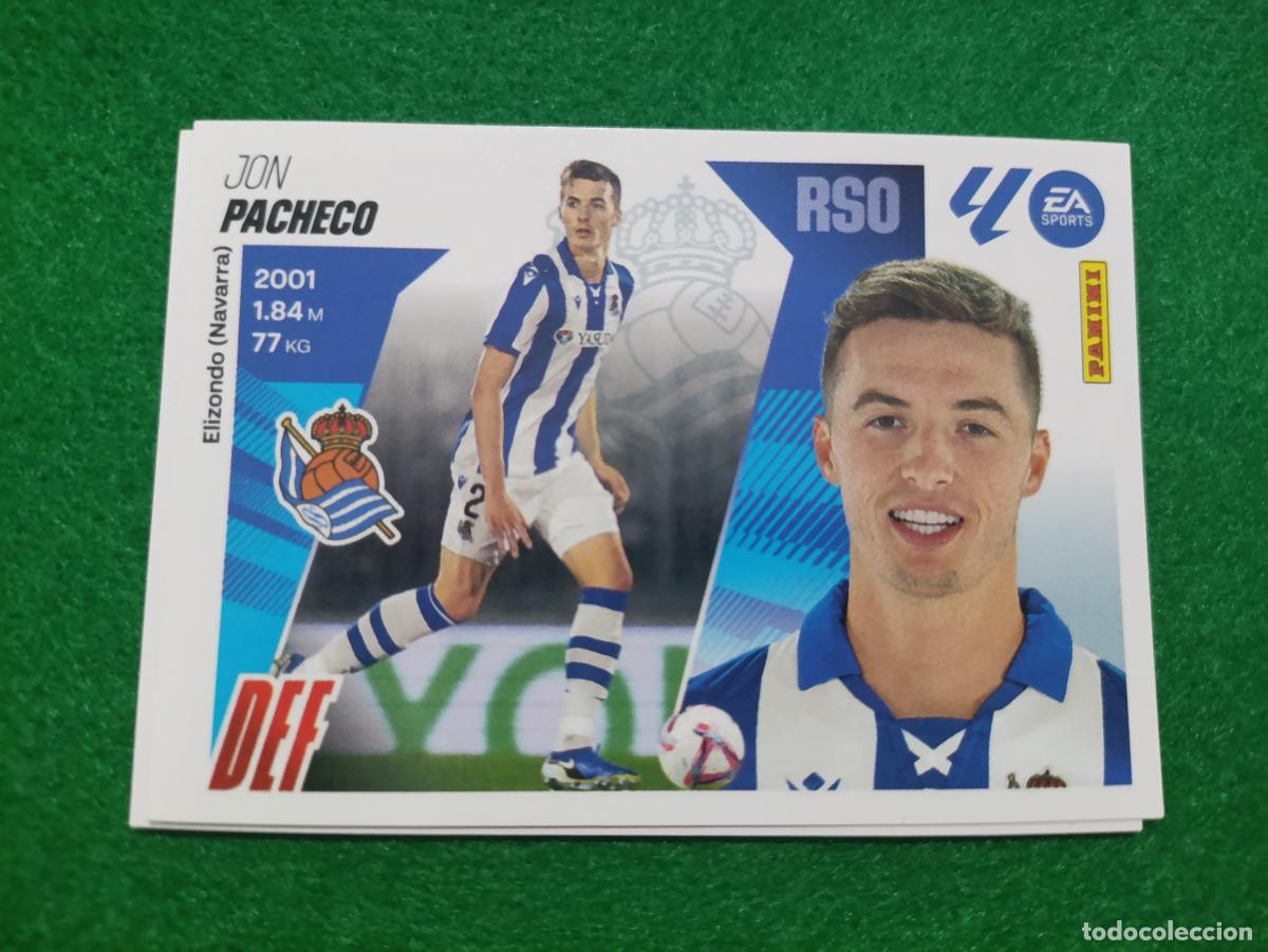 Cromos de f&uacute;tbol: LIGA ESTE 2025 2026 REAL SOCIEDAD N&ordm; 8 PACHECO