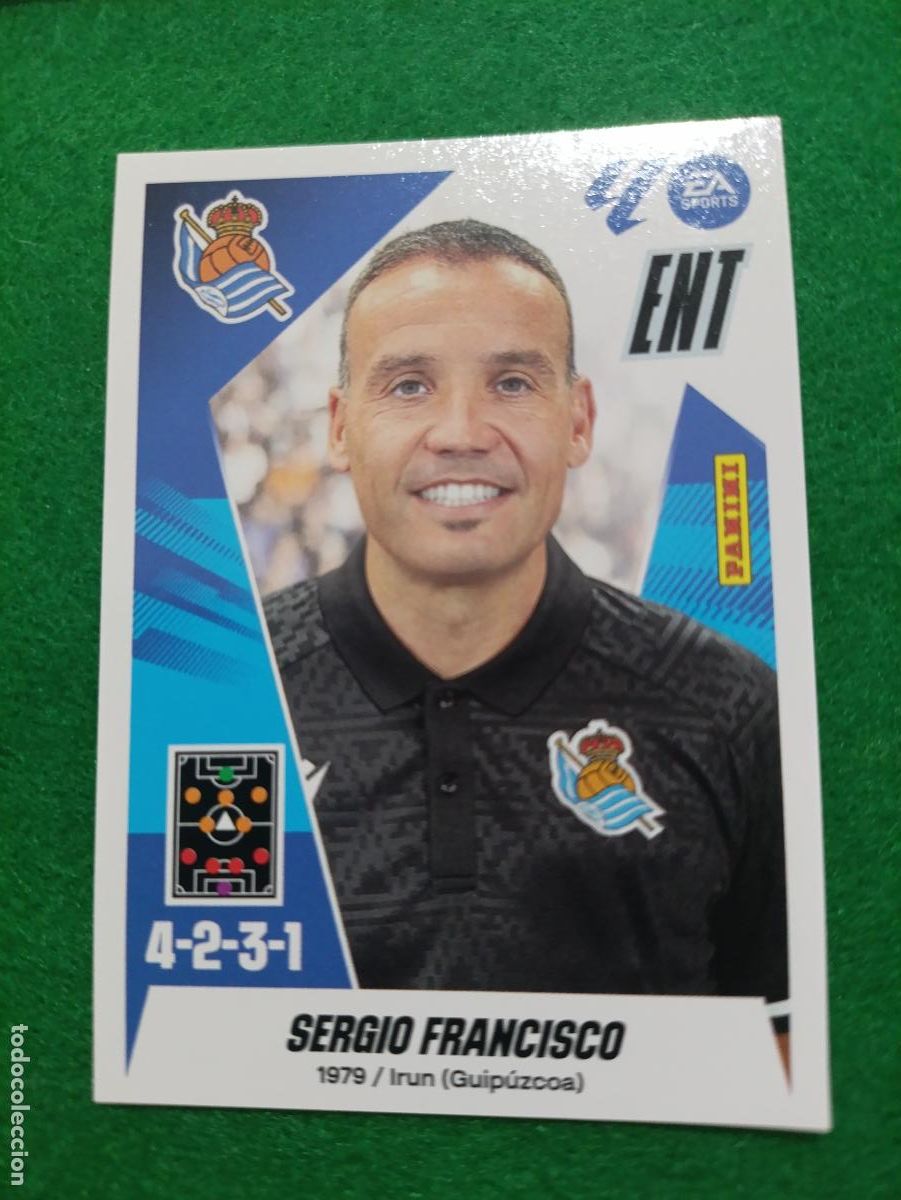 Cromos de f&uacute;tbol: LIGA ESTE 2025 2026 REAL SOCIEDAD N&ordm; 2 SERGIO FRANCISCO