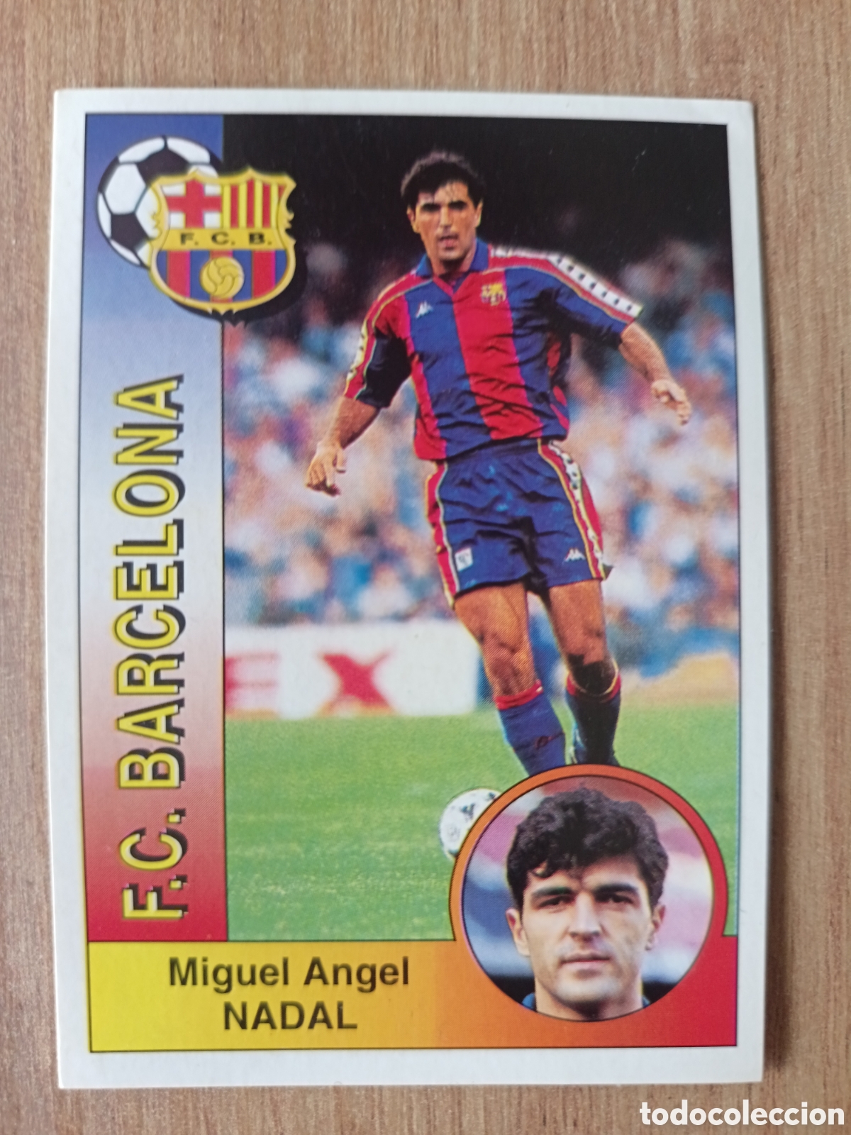 Cromos de f&uacute;tbol: 60 Nadal Barcelona liga temporada 94 95 1994 1995 Panini