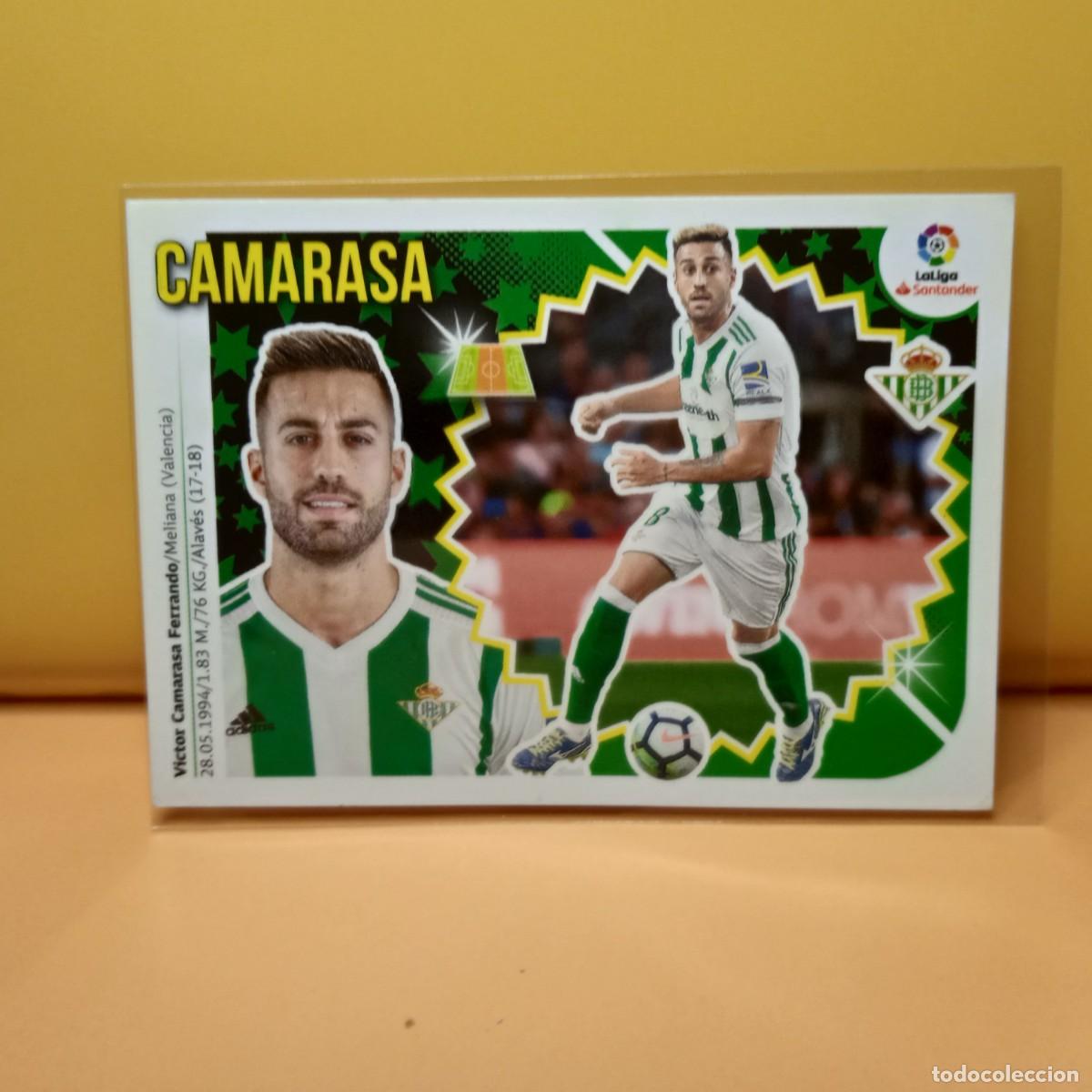 Cromos de f&uacute;tbol: EDICIONES ESTE 2018 2019 18 19 REAL BETIS CAMARASA 8B 8 B