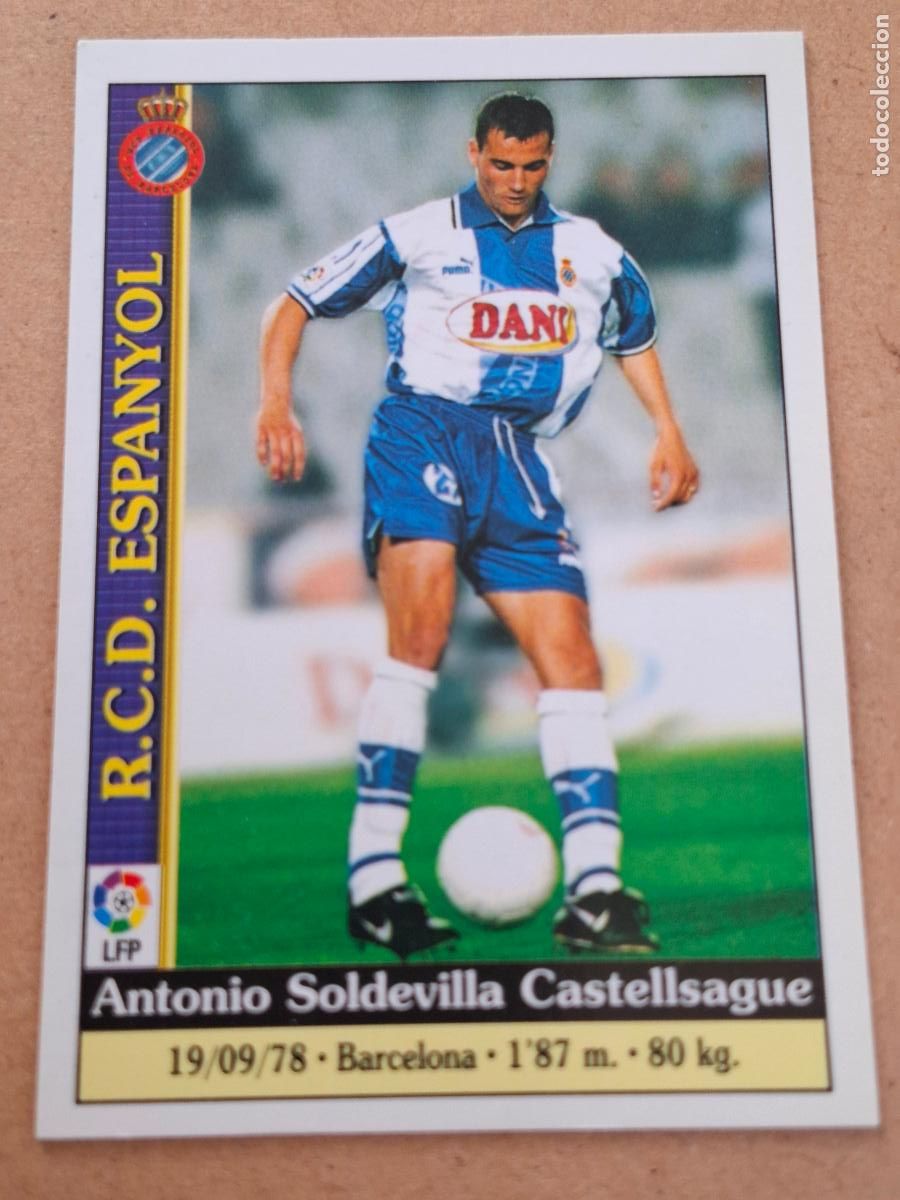 Fu&szlig;ball-Sticker: MUNDICROMO 1999 2000 99 00 - 117 SOLDEVILLA ( BAJA ) - RCD. ESPANYOL