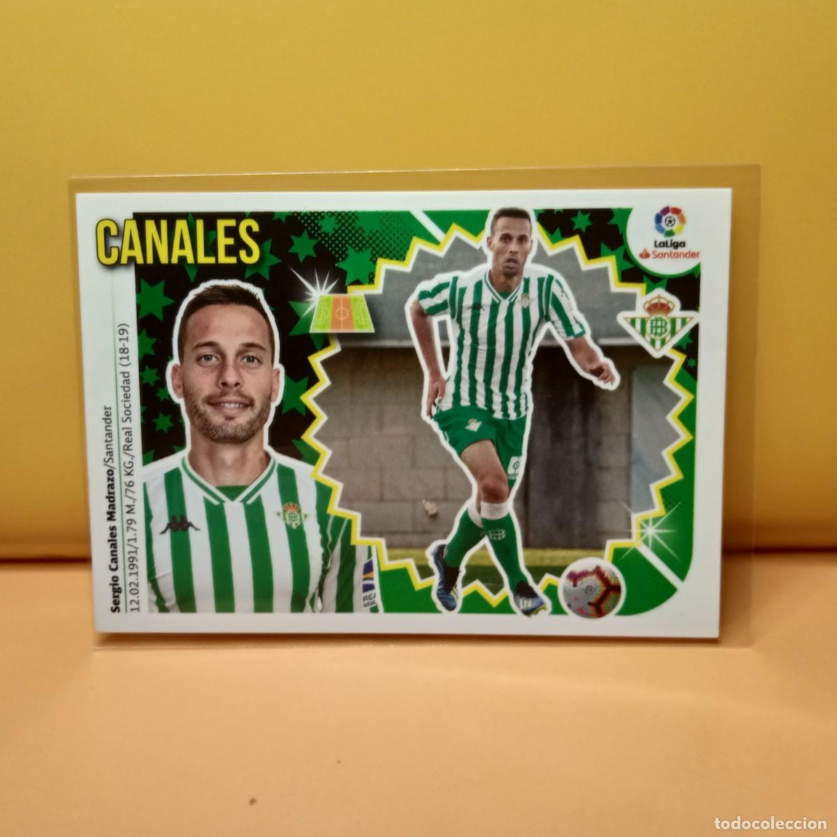 Fu&szlig;ball-Sticker: EDICIONES ESTE 2018 2019 18 19 REAL BETIS CANALES 10 (2&ordf; EDICI&Oacute;N)