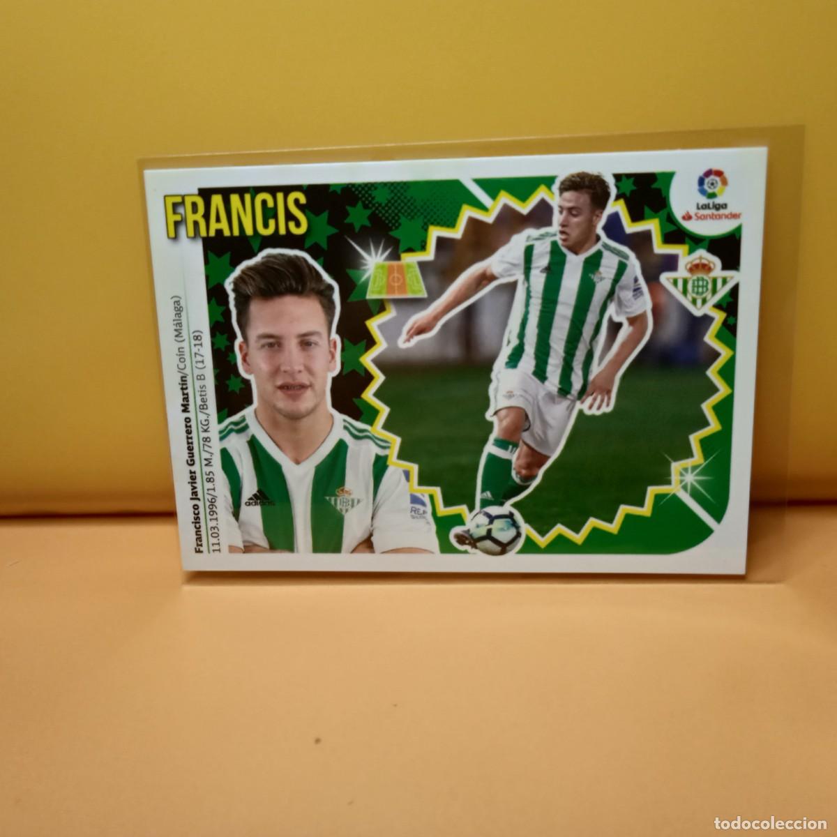 Fu&szlig;ball-Sticker: EDICIONES ESTE 2018 2019 18 19 REAL BETIS FRANCIS 11A 11 A