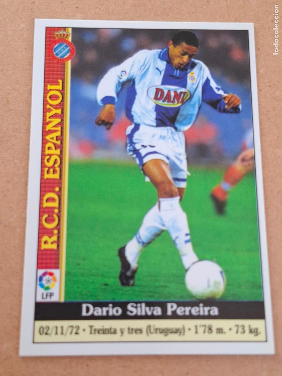 Fu&szlig;ball-Sticker: MUNDICROMO 1999 2000 99 00 - 126 DARIO SILVA ( BAJA ) - RCD. ESPANYOL