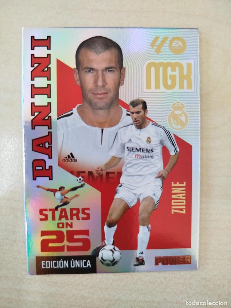 Fu&szlig;ball-Sticker: #430P ZIDANE REAL MADRID CF 26 27 PANINI MEGACRACKS STARS ON 25 POWER BOX PREMIUM ANIVERSARIO MGK