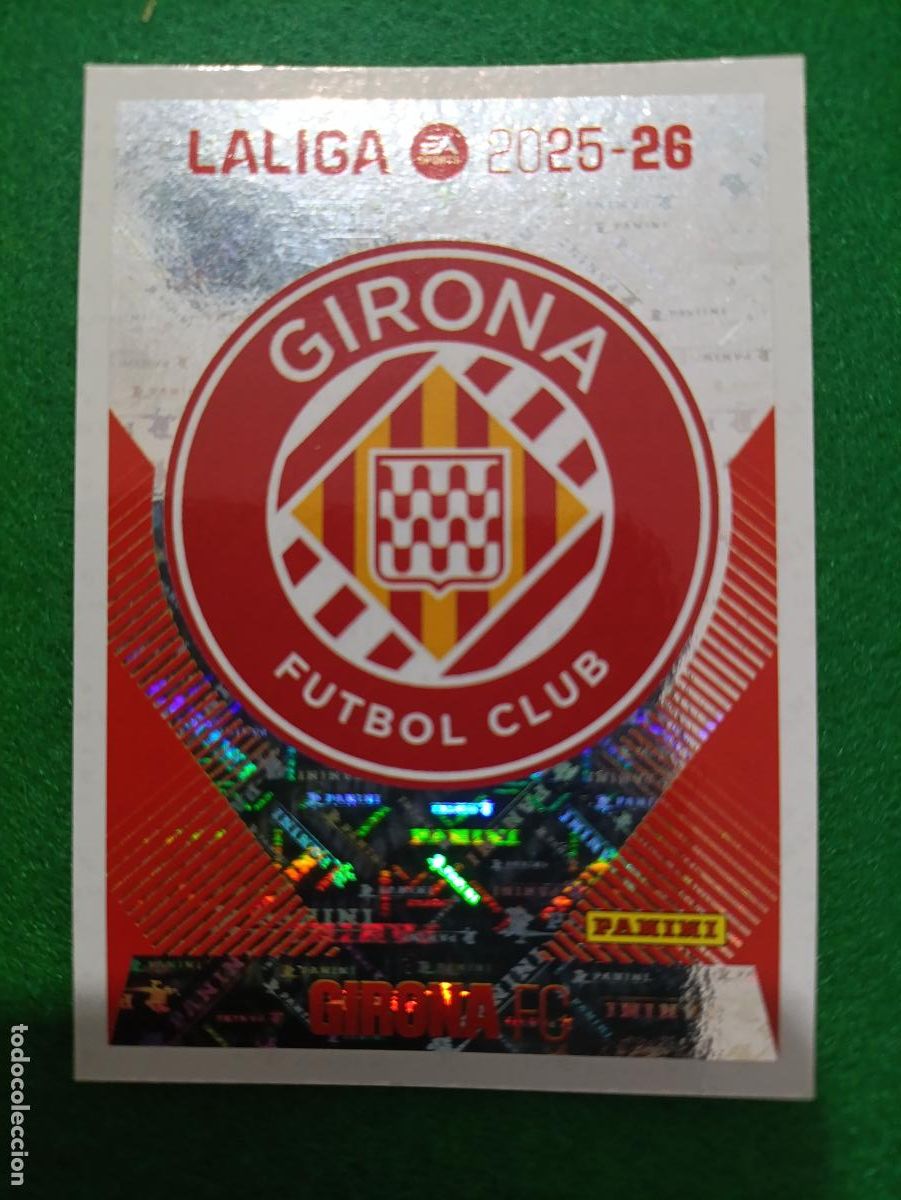 Fu&szlig;ball-Sticker: LIGA ESTE 2025 2026 GIRONA FC N&ordm; 1 ESCUDO