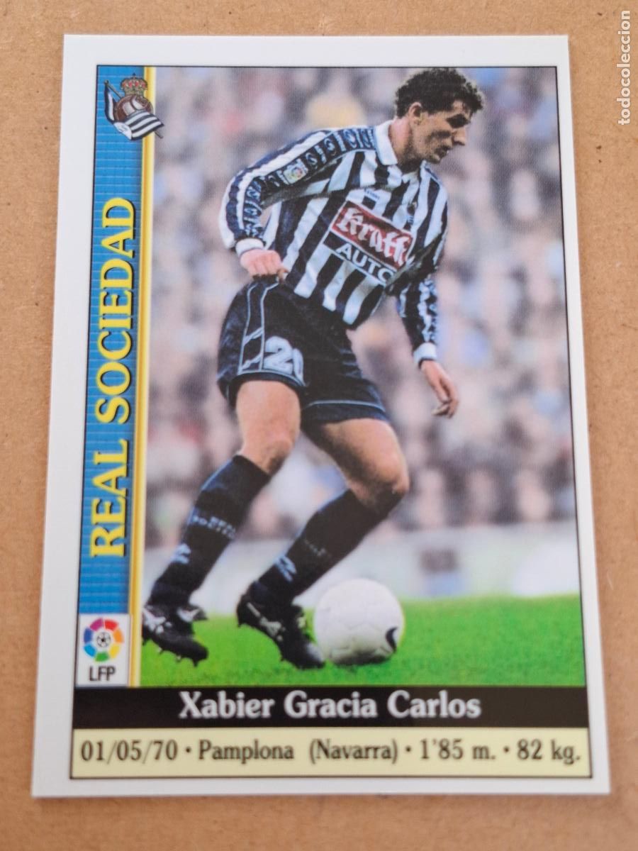 Fu&szlig;ball-Sticker: MUNDICROMO 1999 2000 99 00 - 173 GRACIA ( BAJA ) - REAL SOCIEDAD