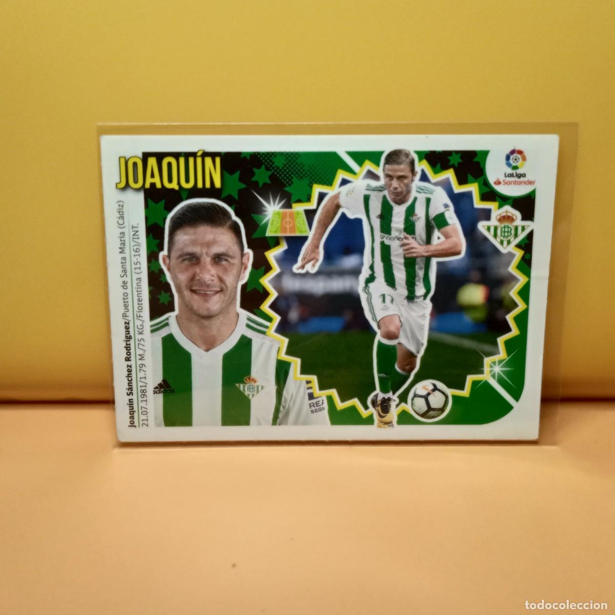 Cromos de Futebol: EDICIONES ESTE 2018 2019 18 19 REAL BETIS JOAQU&Iacute;N 13